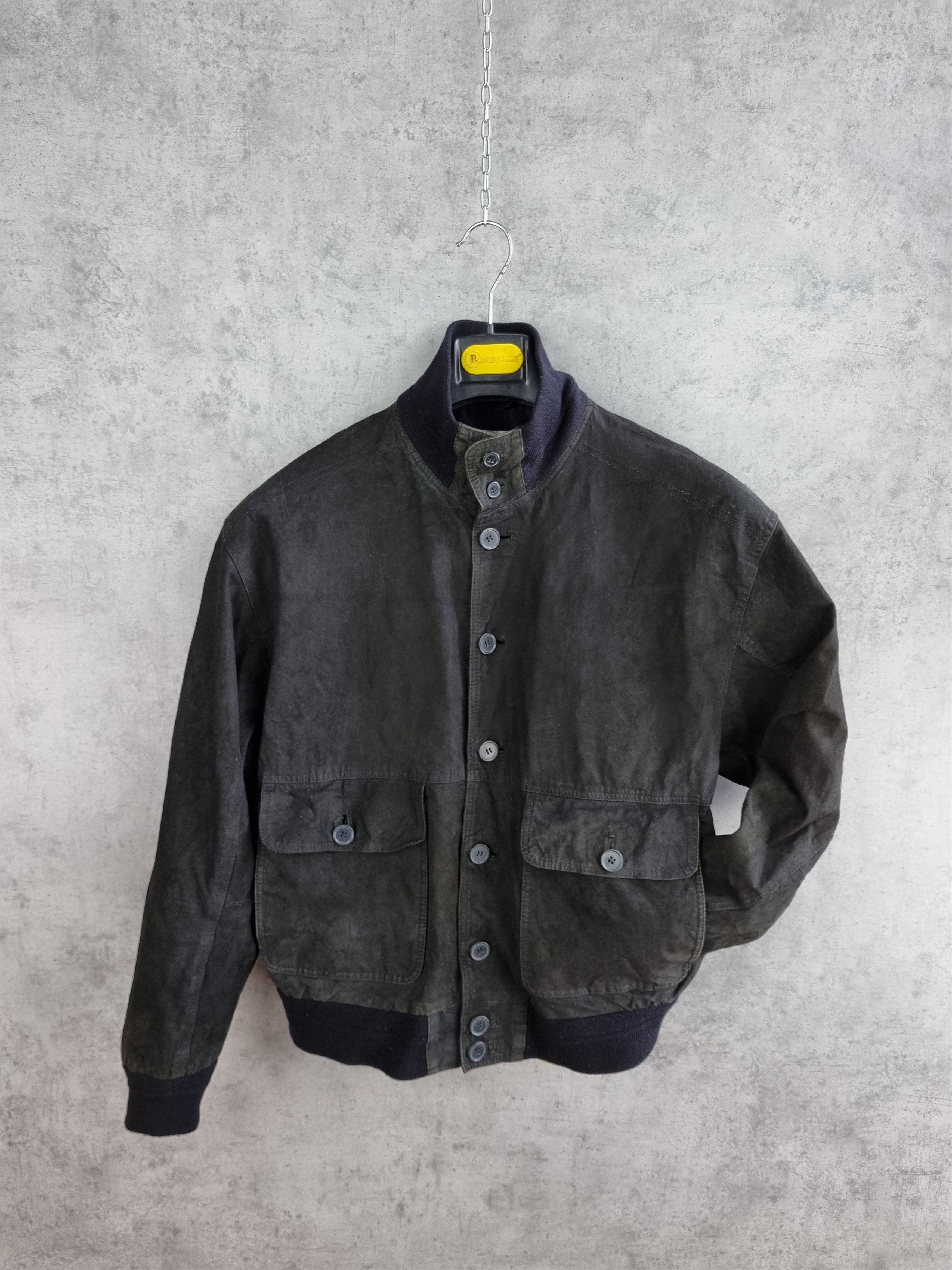Genuine Leather × Leather Conbipel Vera Pelle Aviator Suede Vintage Racing Jacket Size US M / EU 48-50 / 2 - 2 Thumbnail