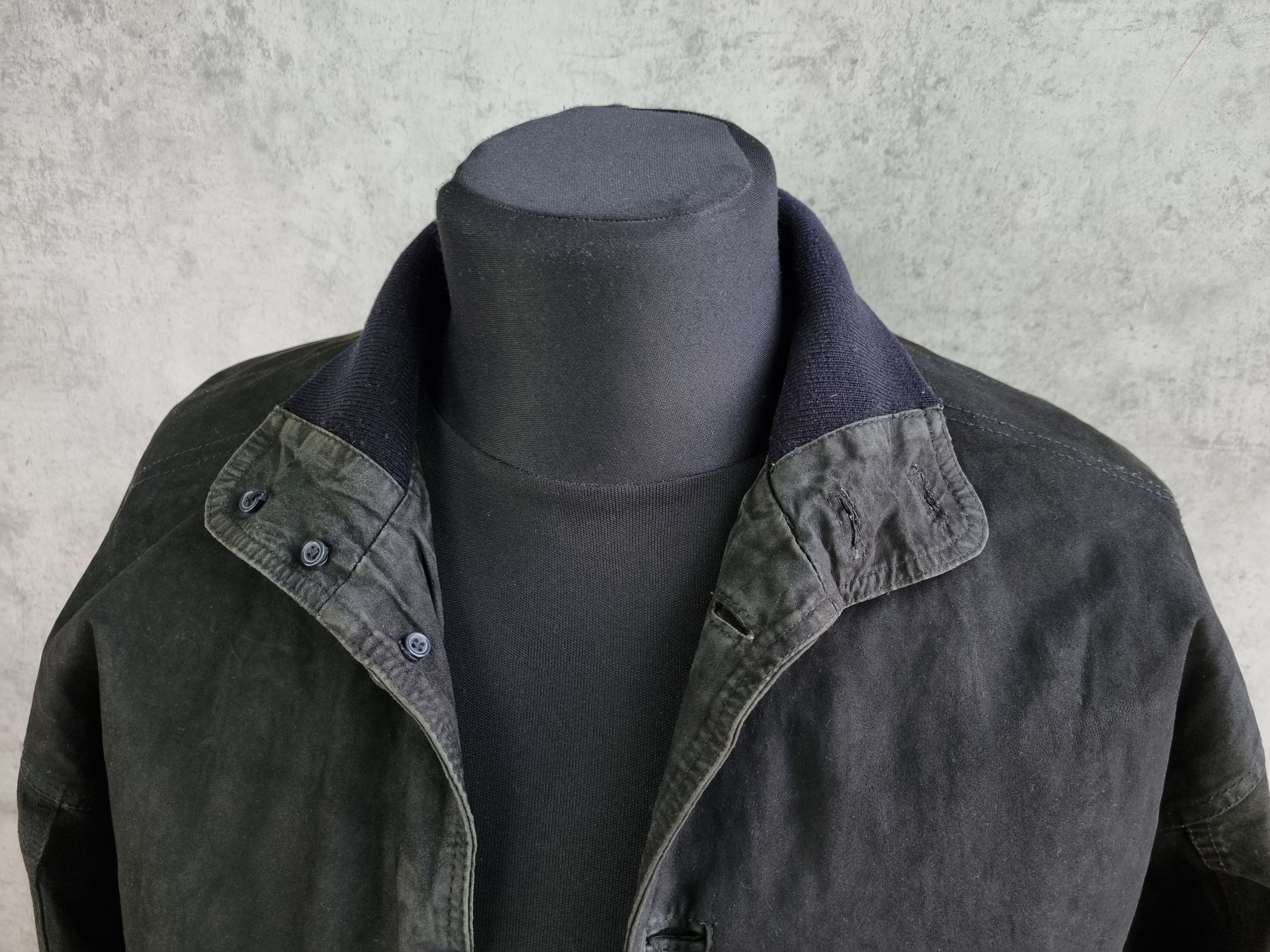 Genuine Leather × Leather Conbipel Vera Pelle Aviator Suede Vintage Racing Jacket Size US M / EU 48-50 / 2 - 11 Thumbnail