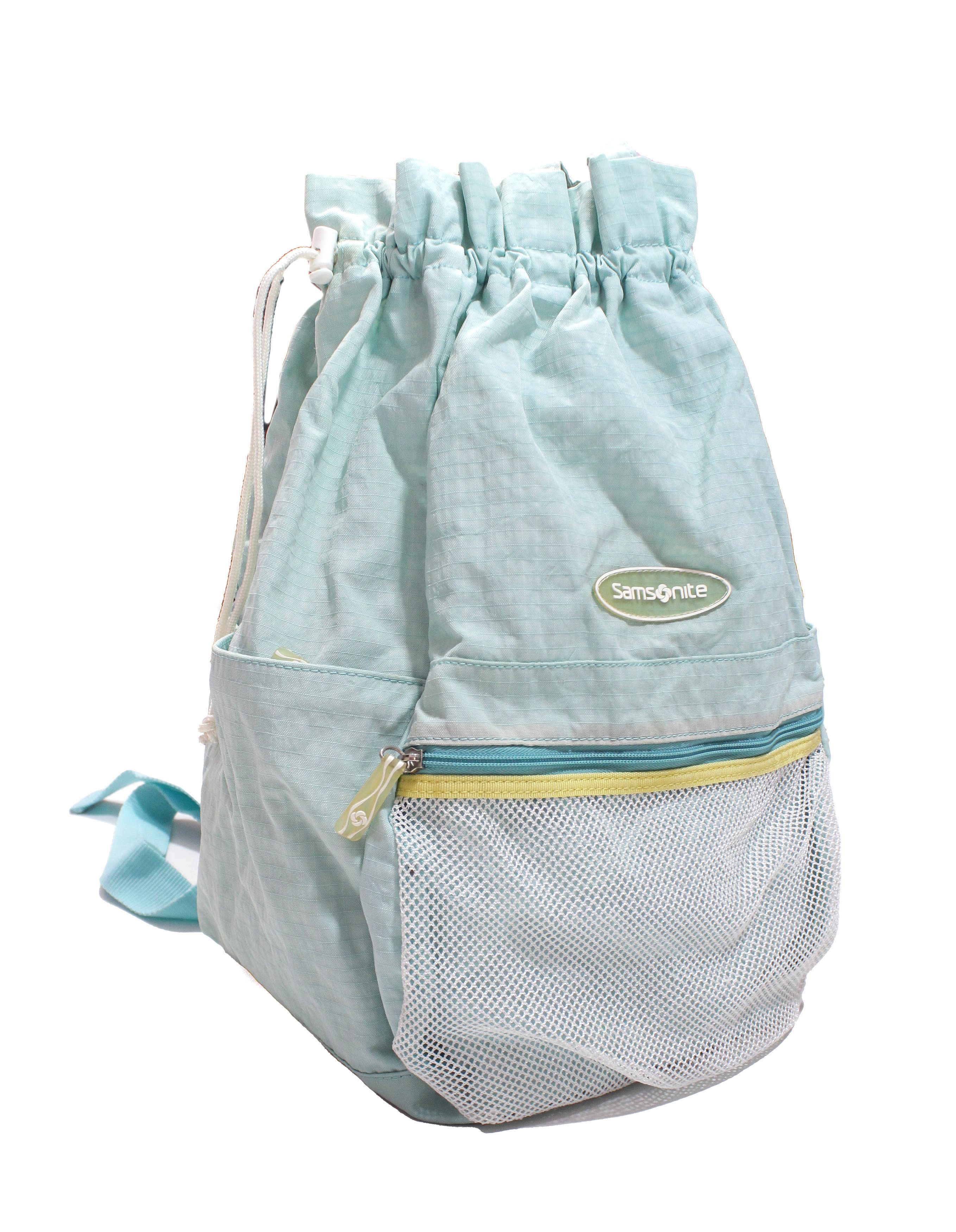 Samsonite 90S Logo Tote Travel Light Nylon Backpack Size ONE SIZE - 2 Thumbnail