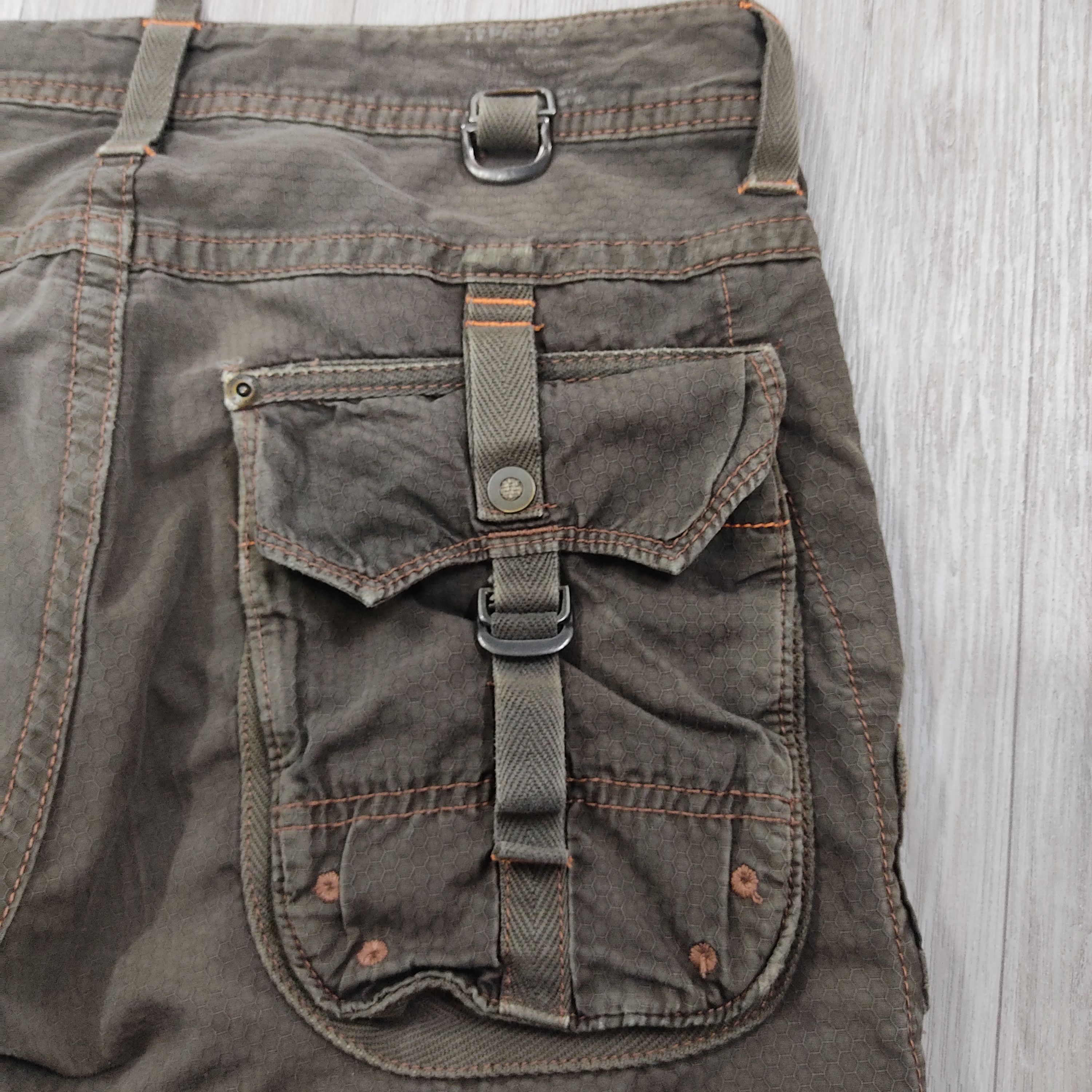 Edwin × Japanese Brand EDWIN 505 Khaki Multipockets Front Cargo Pants Size US 32 / EU 48 - 12 Thumbnail