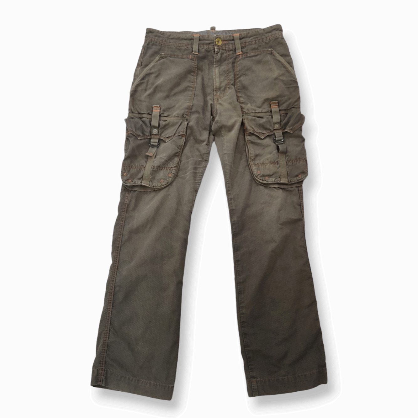 Edwin × Japanese Brand EDWIN 505 Khaki Multipockets Front Cargo Pants Size US 32 / EU 48 - 1 Thumbnail