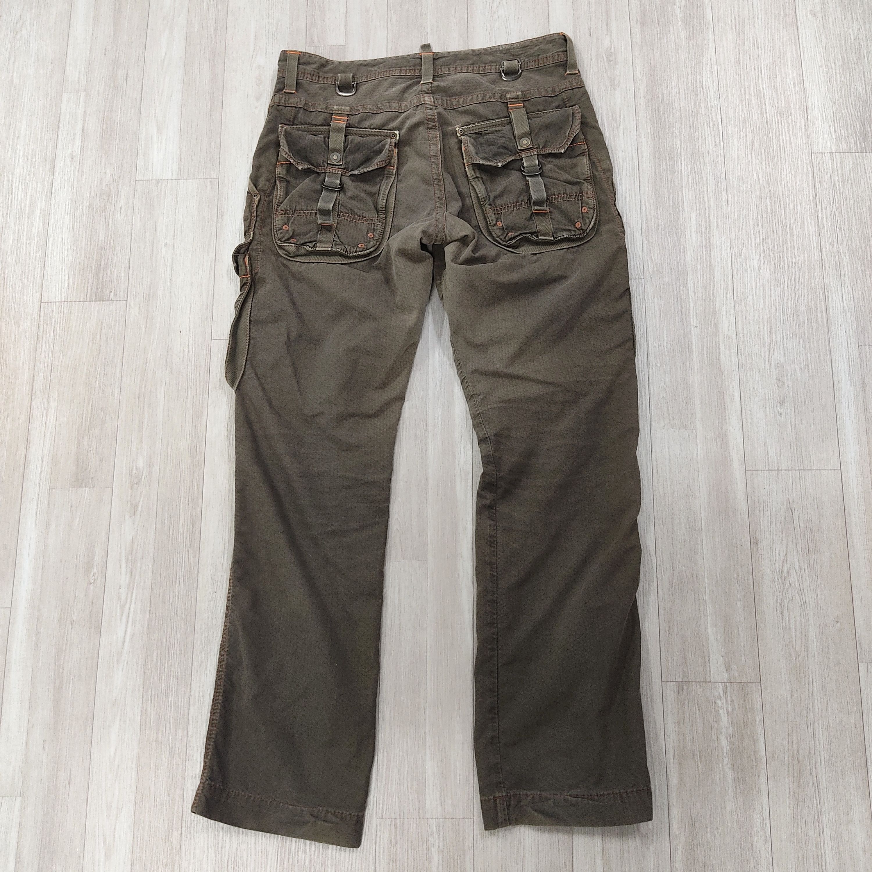 Edwin × Japanese Brand EDWIN 505 Khaki Multipockets Front Cargo Pants Size US 32 / EU 48 - 10 Thumbnail