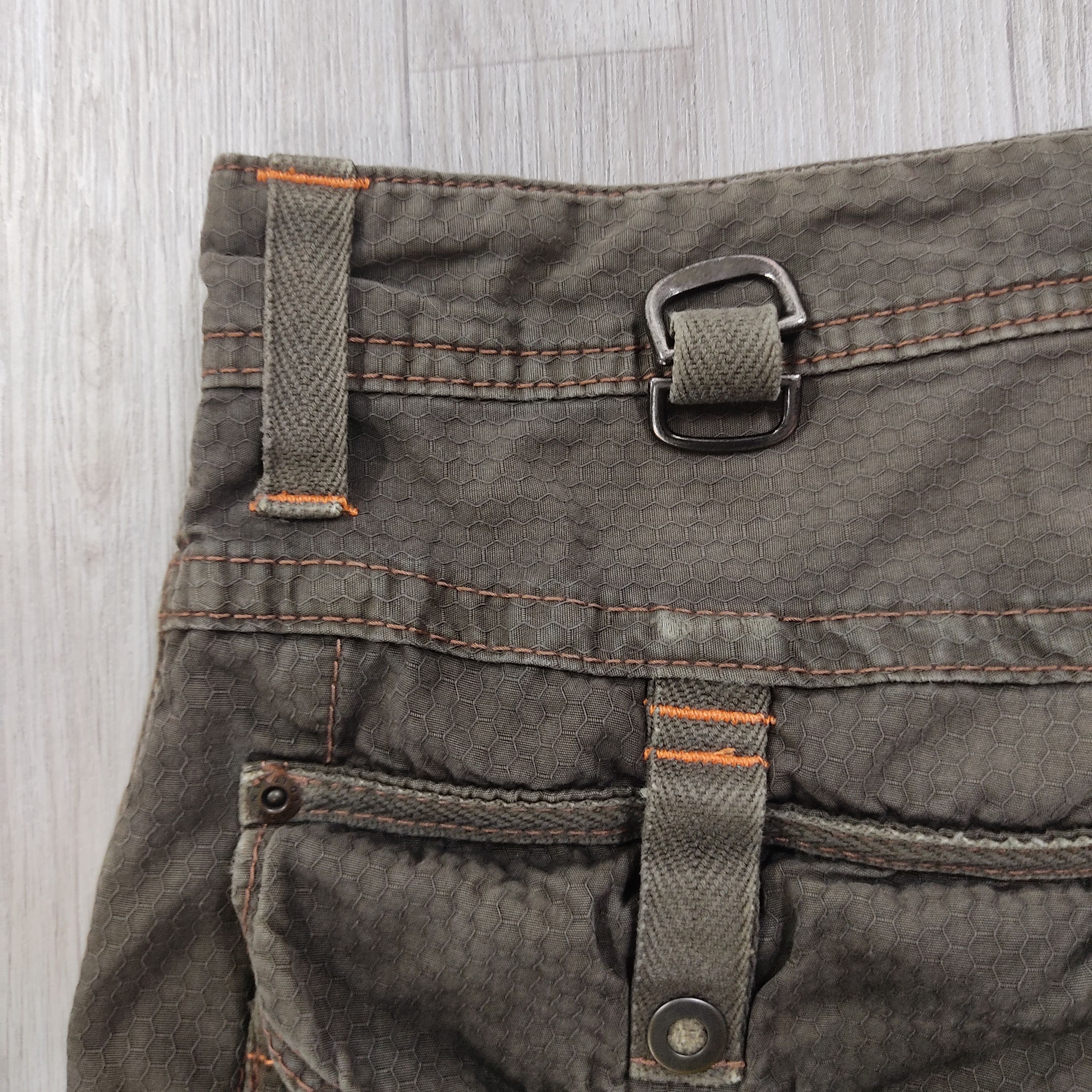 Edwin × Japanese Brand EDWIN 505 Khaki Multipockets Front Cargo Pants Size US 32 / EU 48 - 15 Thumbnail