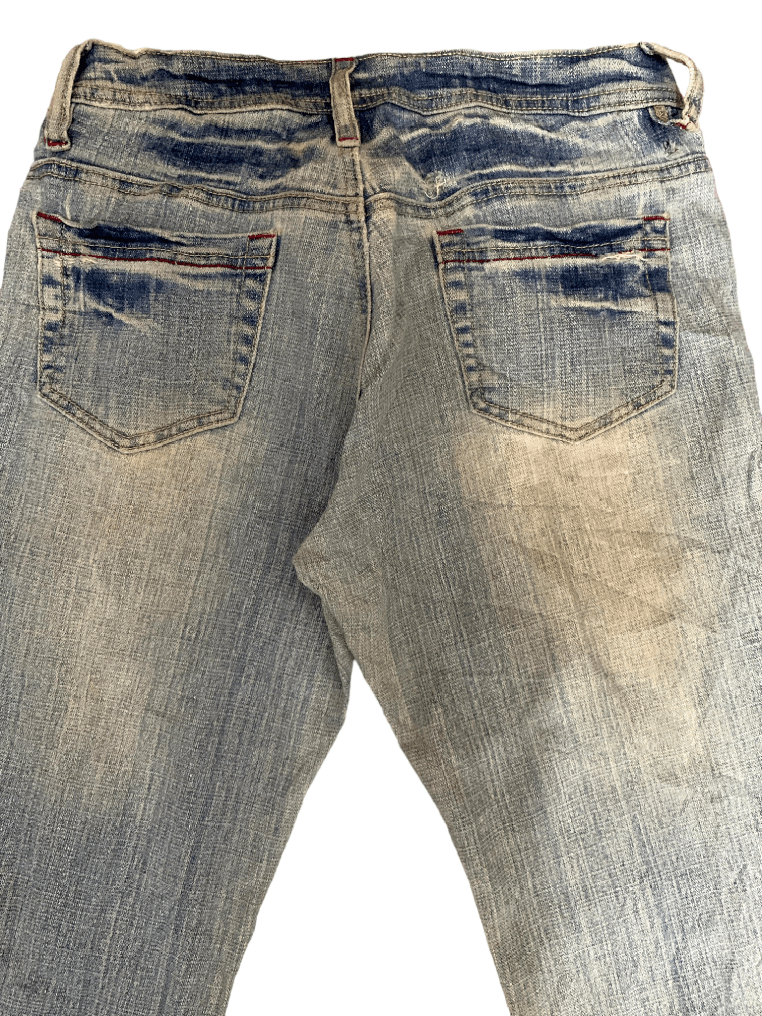 Japanese Brand Vintage Japanese Brand Acid Wash Style Flare Jeans Size US 28 / EU 44 - 6 Thumbnail