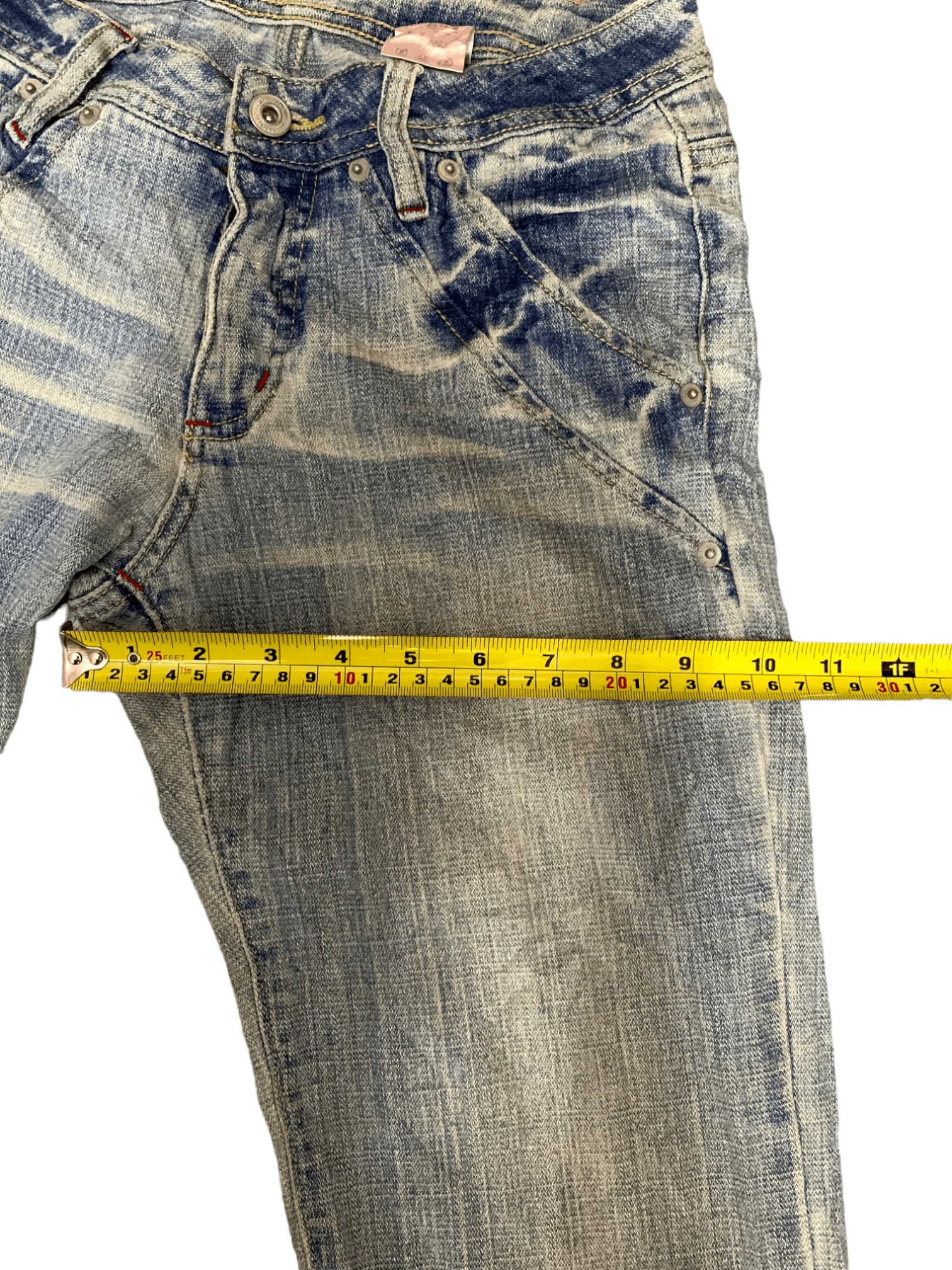 Japanese Brand Vintage Japanese Brand Acid Wash Style Flare Jeans Size US 28 / EU 44 - 12 Thumbnail