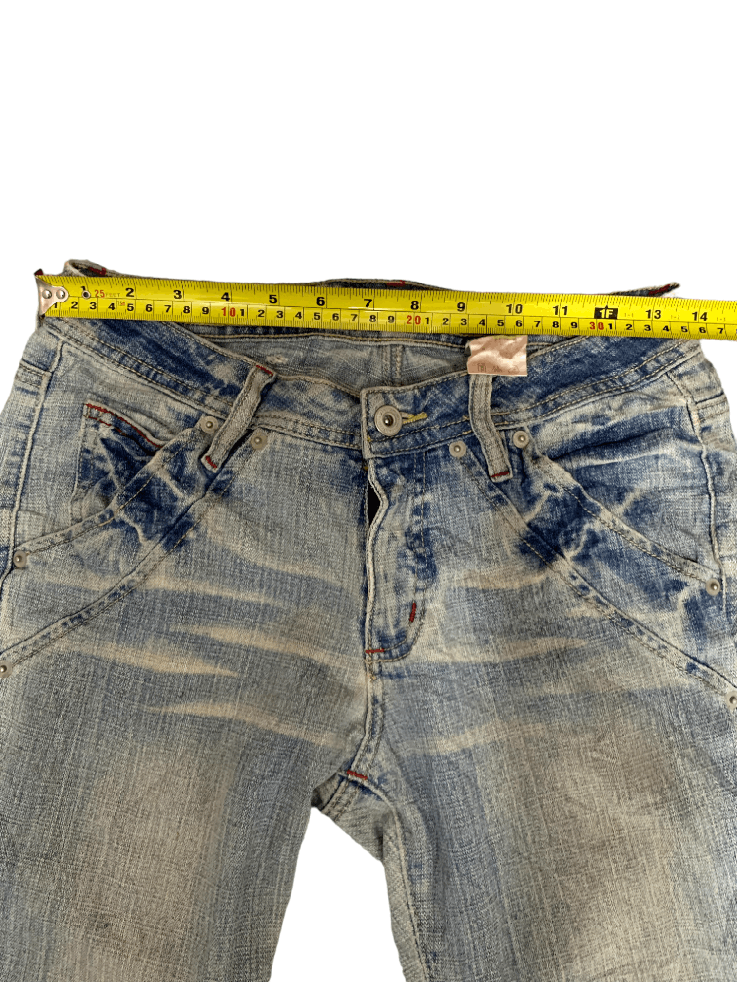 Japanese Brand Vintage Japanese Brand Acid Wash Style Flare Jeans Size US 28 / EU 44 - 8 Thumbnail