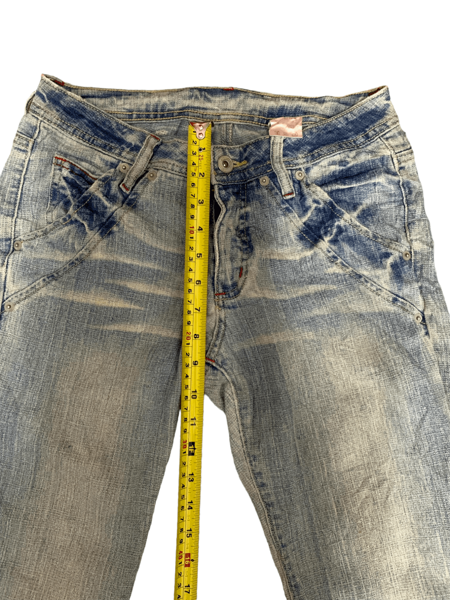 Japanese Brand Vintage Japanese Brand Acid Wash Style Flare Jeans Size US 28 / EU 44 - 10 Thumbnail