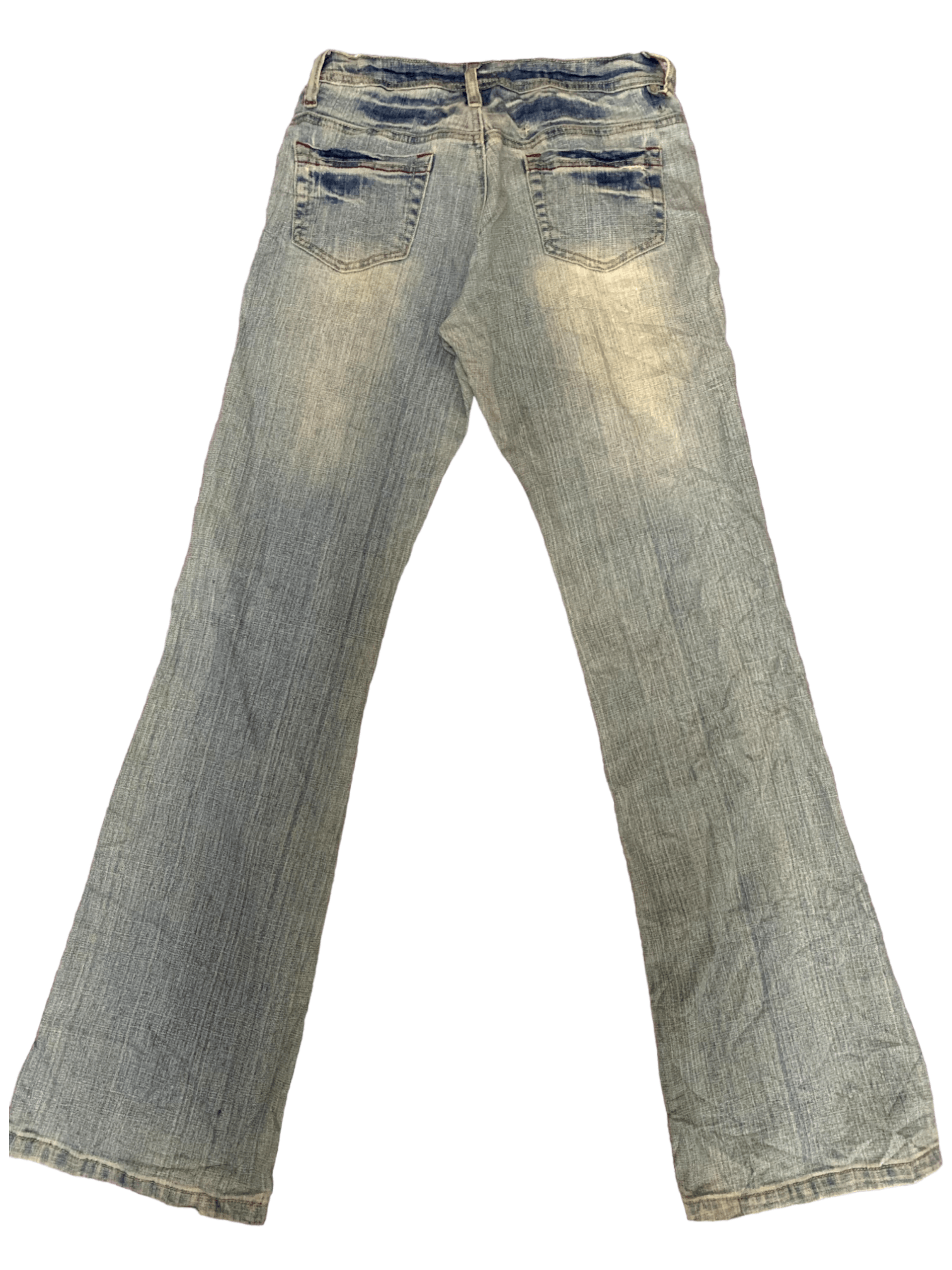Japanese Brand Vintage Japanese Brand Acid Wash Style Flare Jeans Size US 28 / EU 44 - 2 Thumbnail