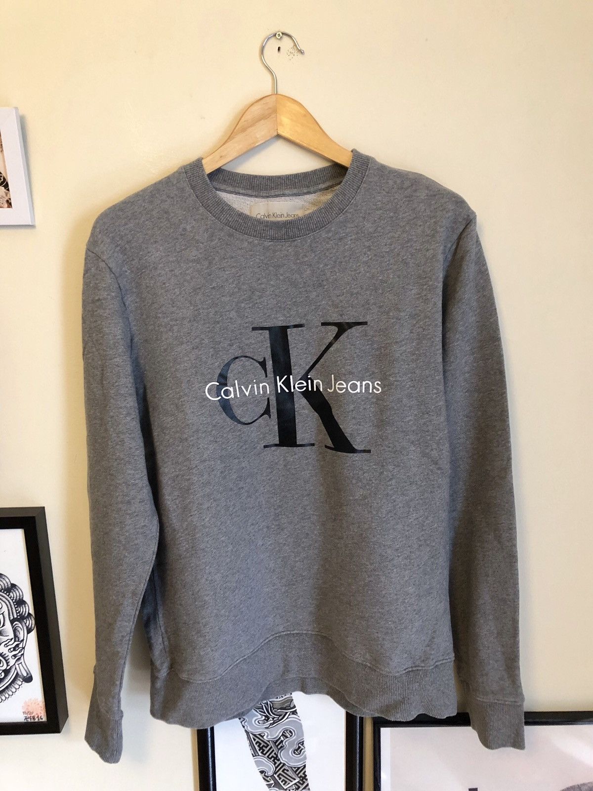 Calvin Klein CK logo crewneck sweatshirt