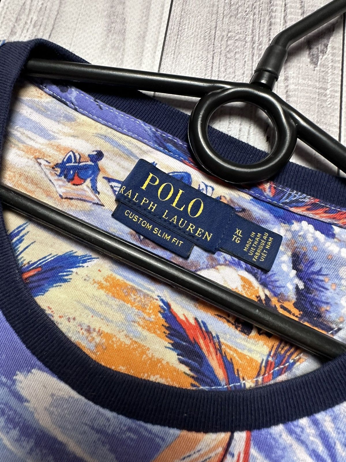 Polo Ralph Lauren × Ralph Lauren Polo Ralph Lauren crazy Hawaii tee pocket logo size XL Size US XL / EU 56 / 4 - 4 Thumbnail