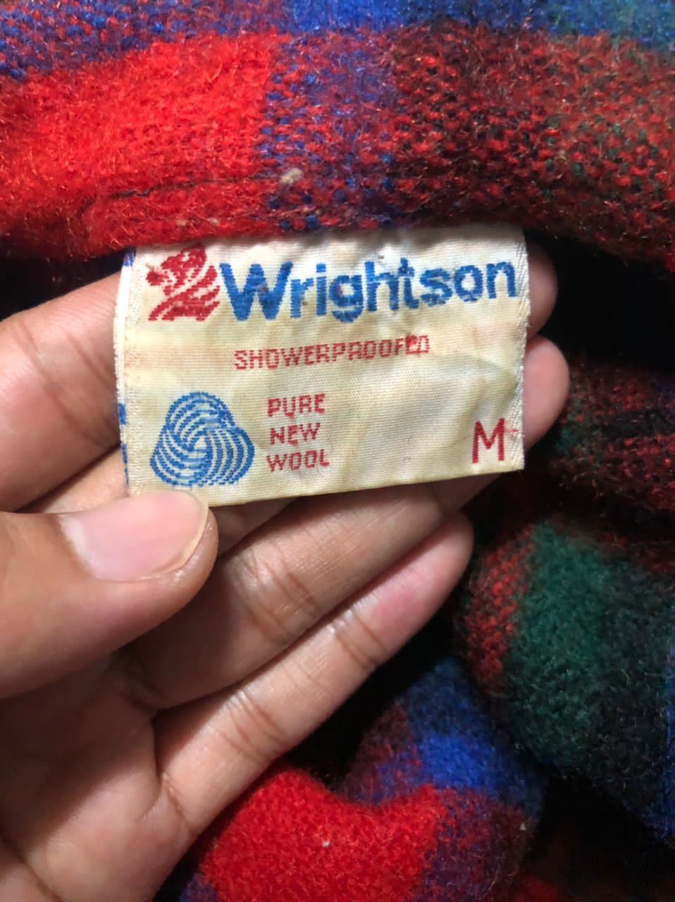 Japanese Brand Vintage Wrightson Half Zipper Plaid Wool Jacket Size US M / EU 48-50 / 2 - 9 Thumbnail