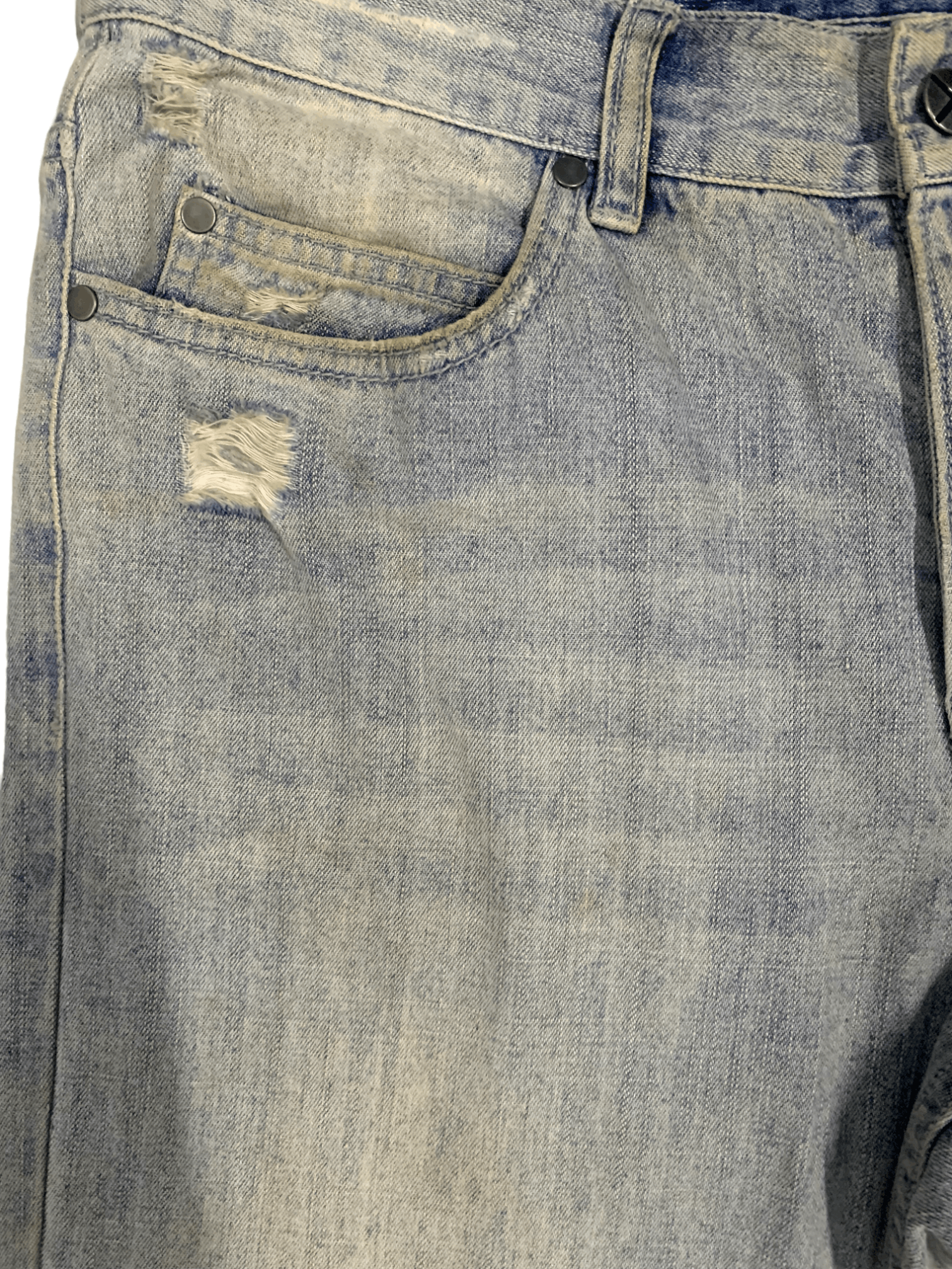 VonZipper SALES 🔥 Vintage Von Zipper Faded Wash Distressed Jeans Size US 33 - 6 Thumbnail