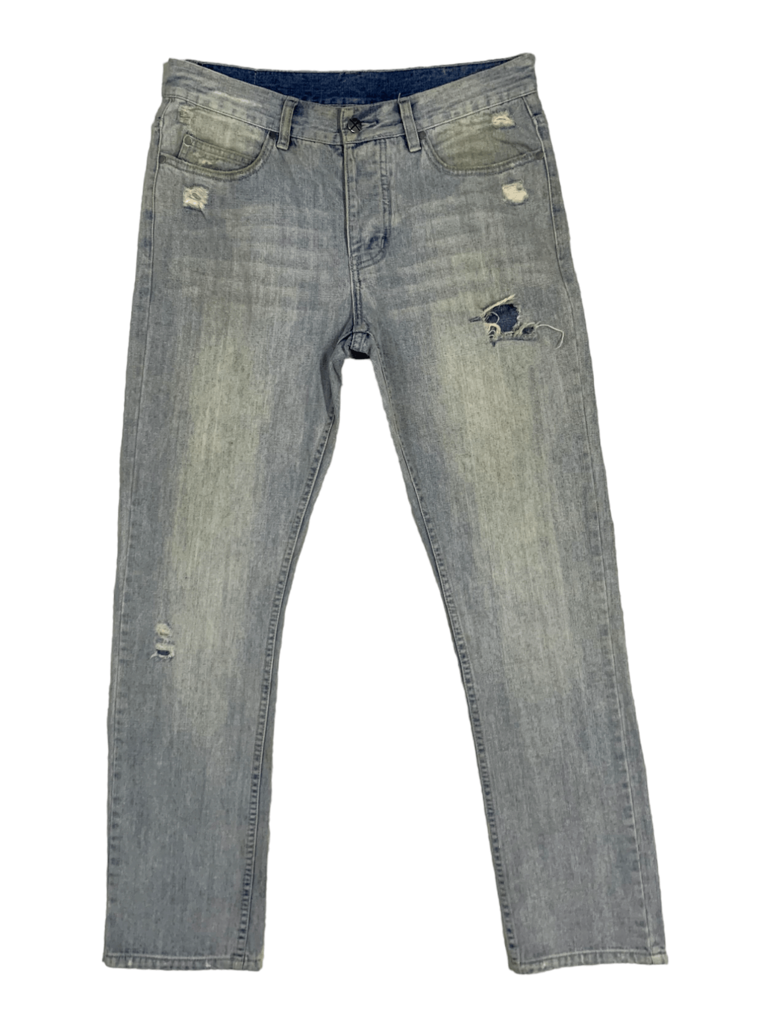 VonZipper SALES 🔥 Vintage Von Zipper Faded Wash Distressed Jeans Size US 33 - 1 Thumbnail