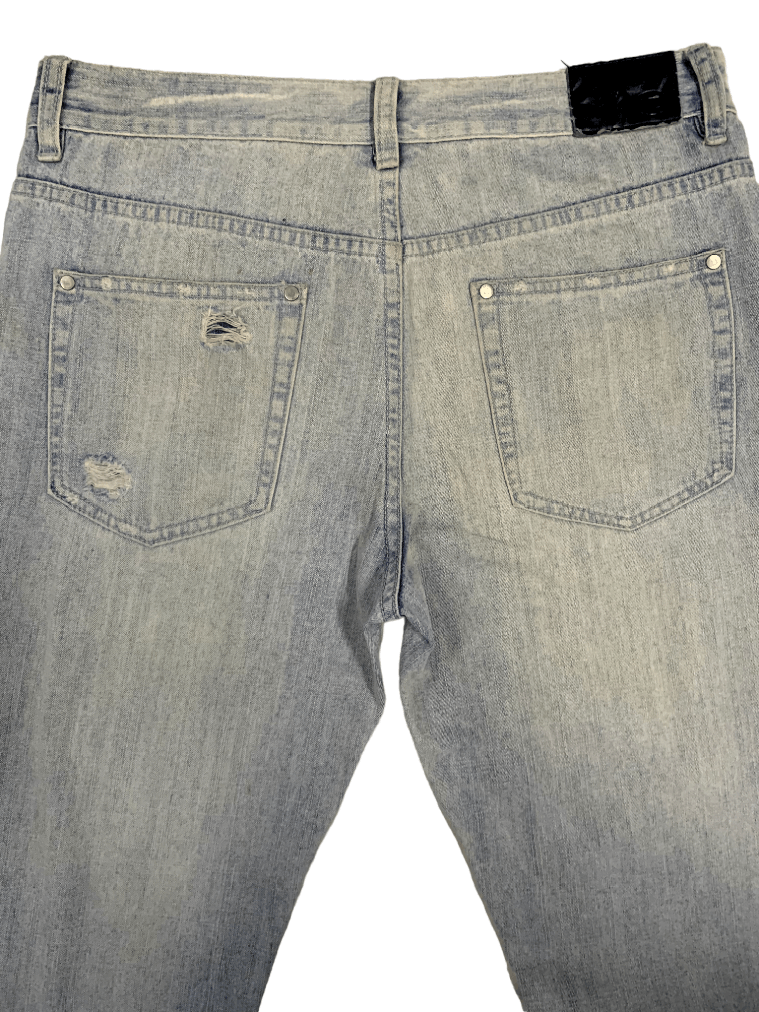 VonZipper SALES 🔥 Vintage Von Zipper Faded Wash Distressed Jeans Size US 33 - 13 Thumbnail