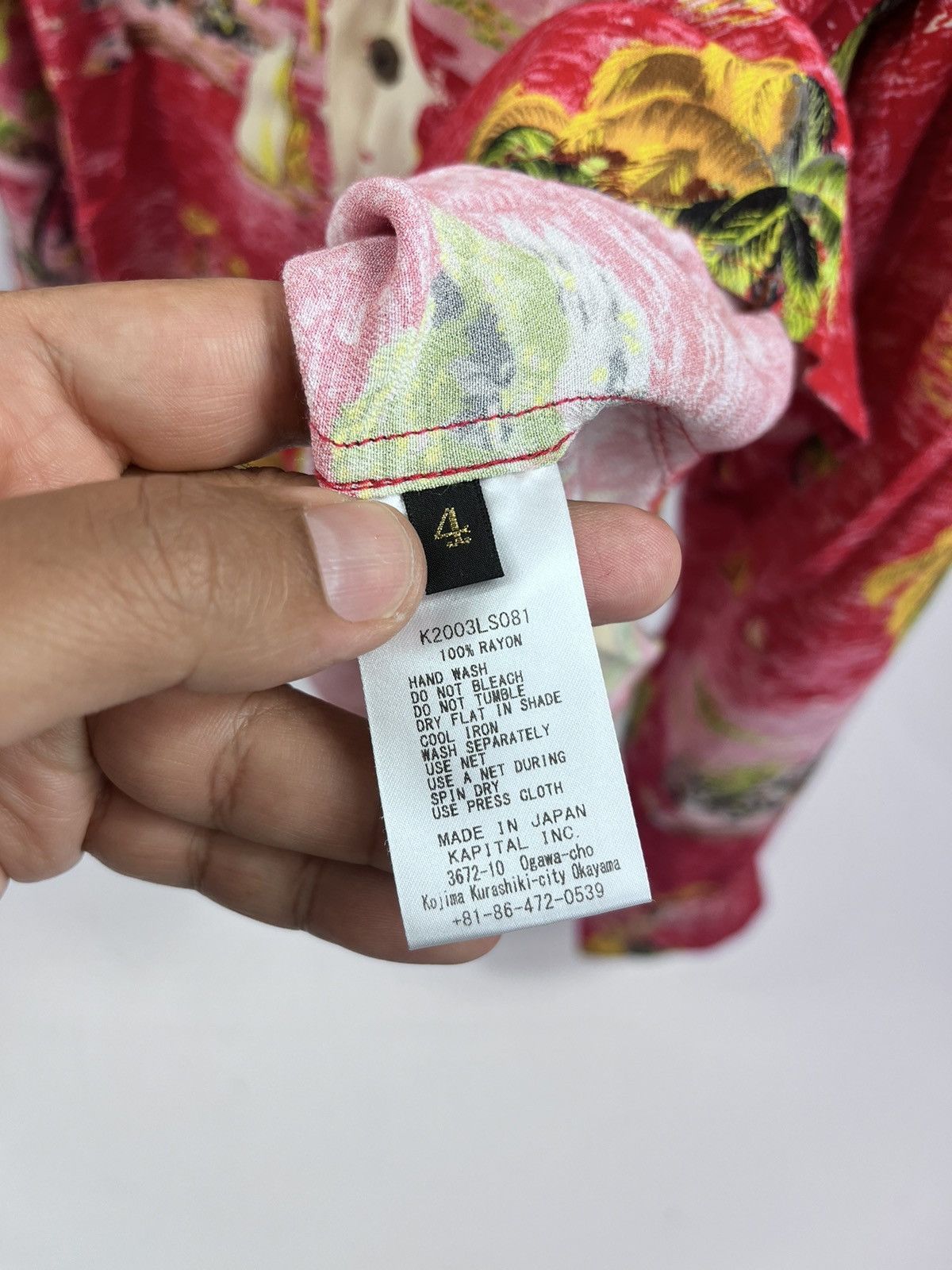 Kapital Hawaiian Skeleton Ryan Shirt Size US XL / EU 56 / 4 - 6 Thumbnail