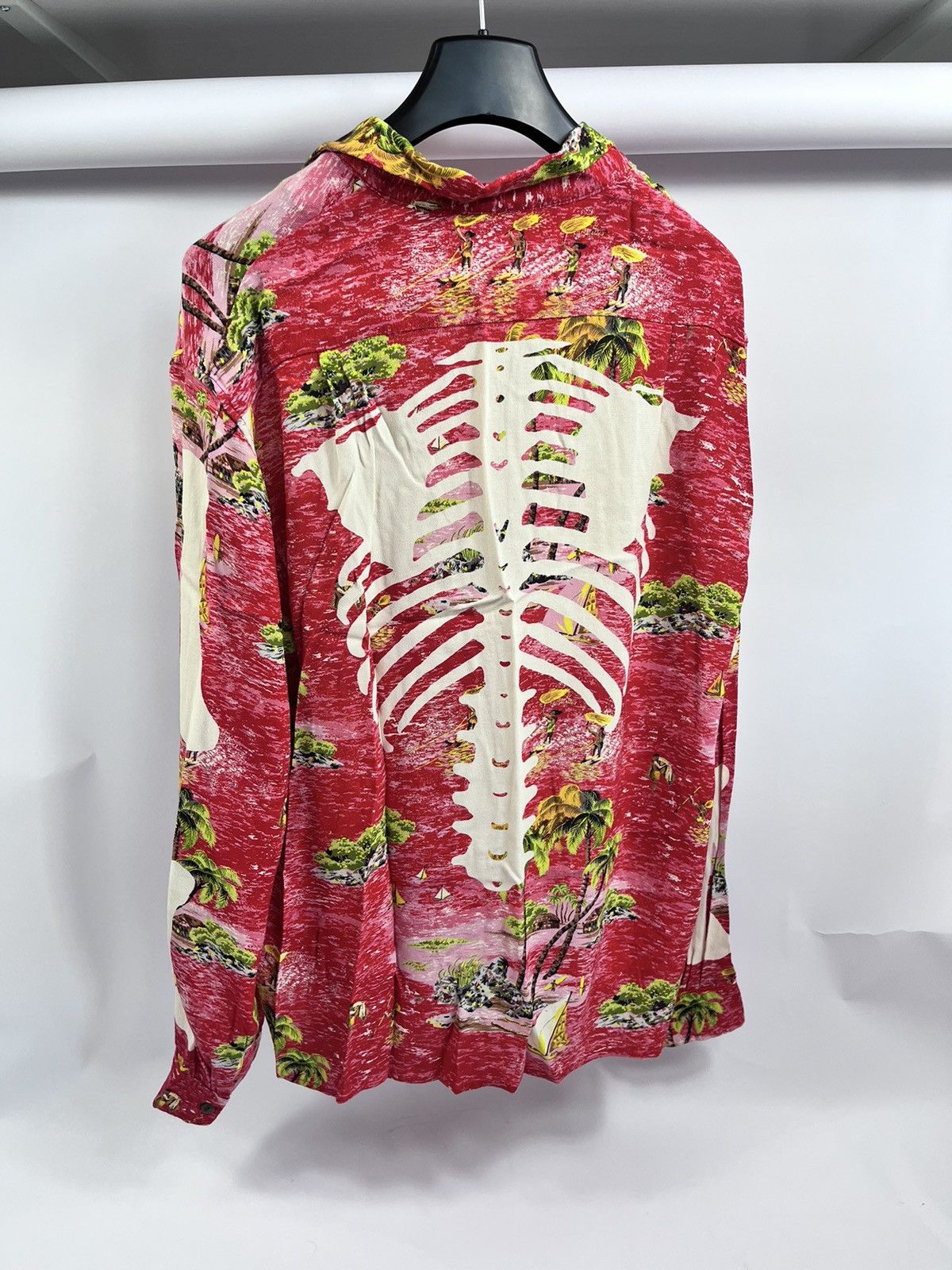 Kapital Hawaiian Skeleton Ryan Shirt Size US XL / EU 56 / 4 - 2 Thumbnail