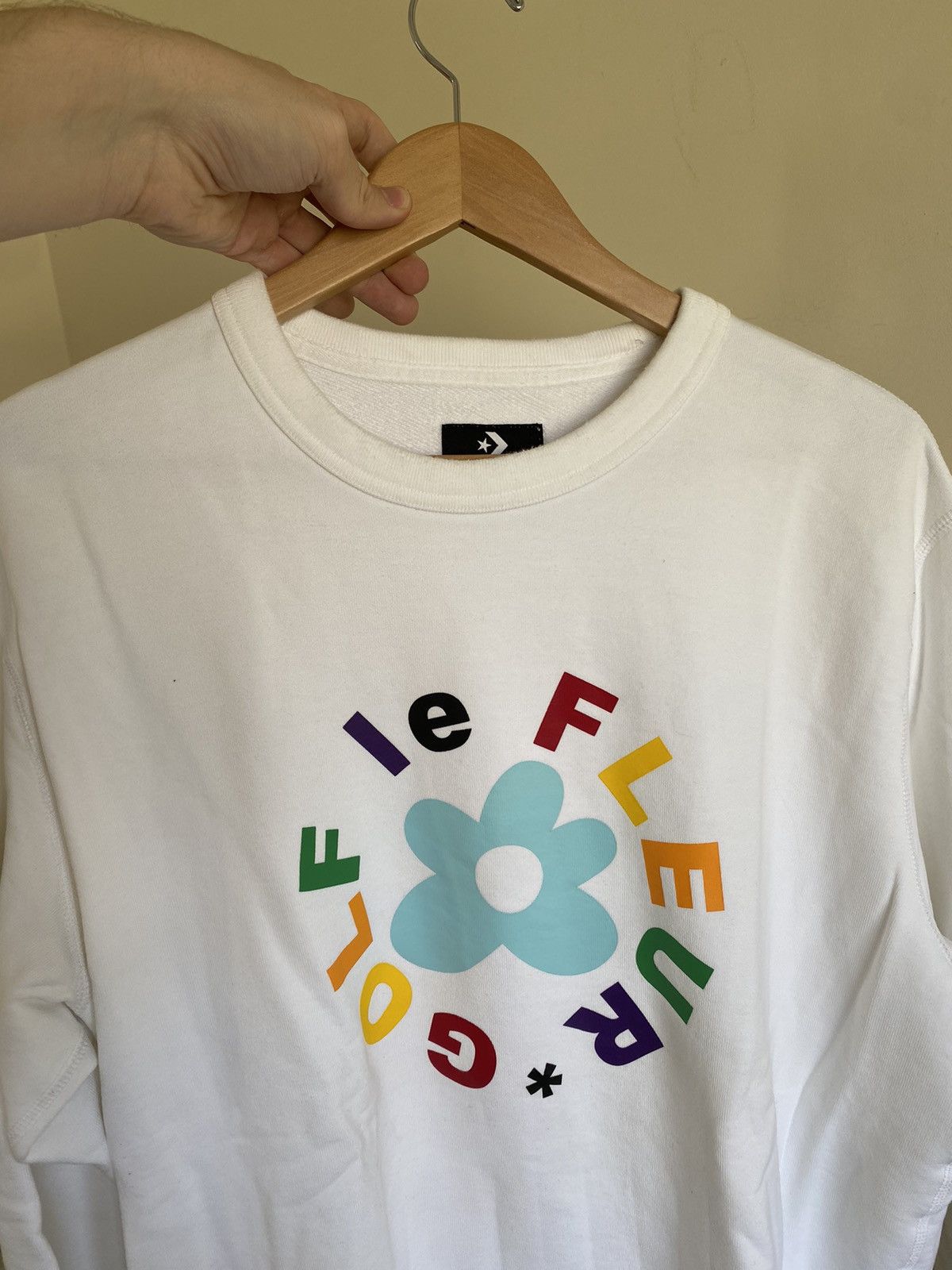 Golf Wang Golf le Fleur x Converse crewneck sweatshirt multi rainbow Size US L / EU 52-54 / 3 - 2 Thumbnail