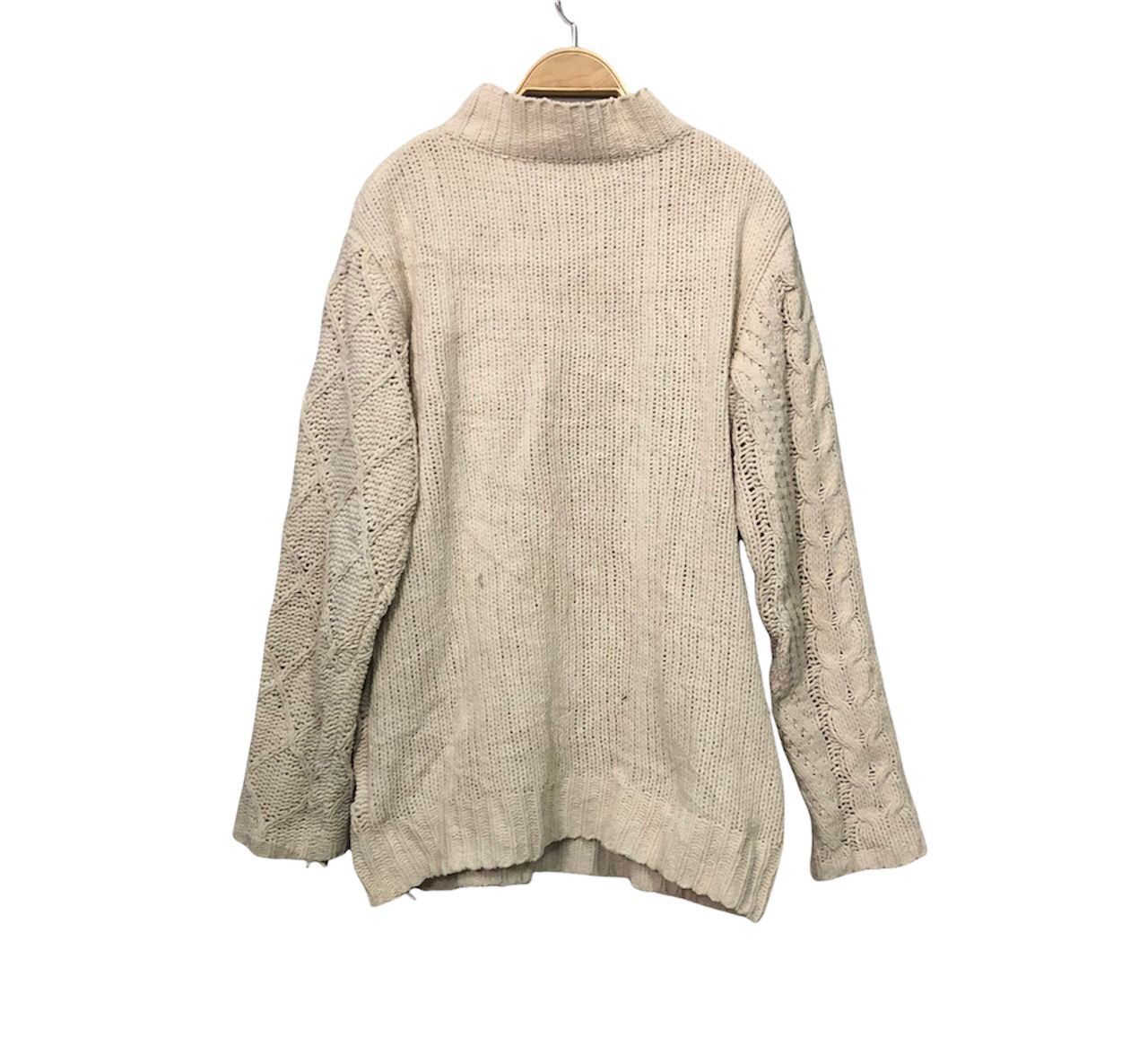 Aran Isles Knitwear Vintage Back Number KnitwearSweater Jumper Size US L / EU 52-54 / 3 - 5 Thumbnail
