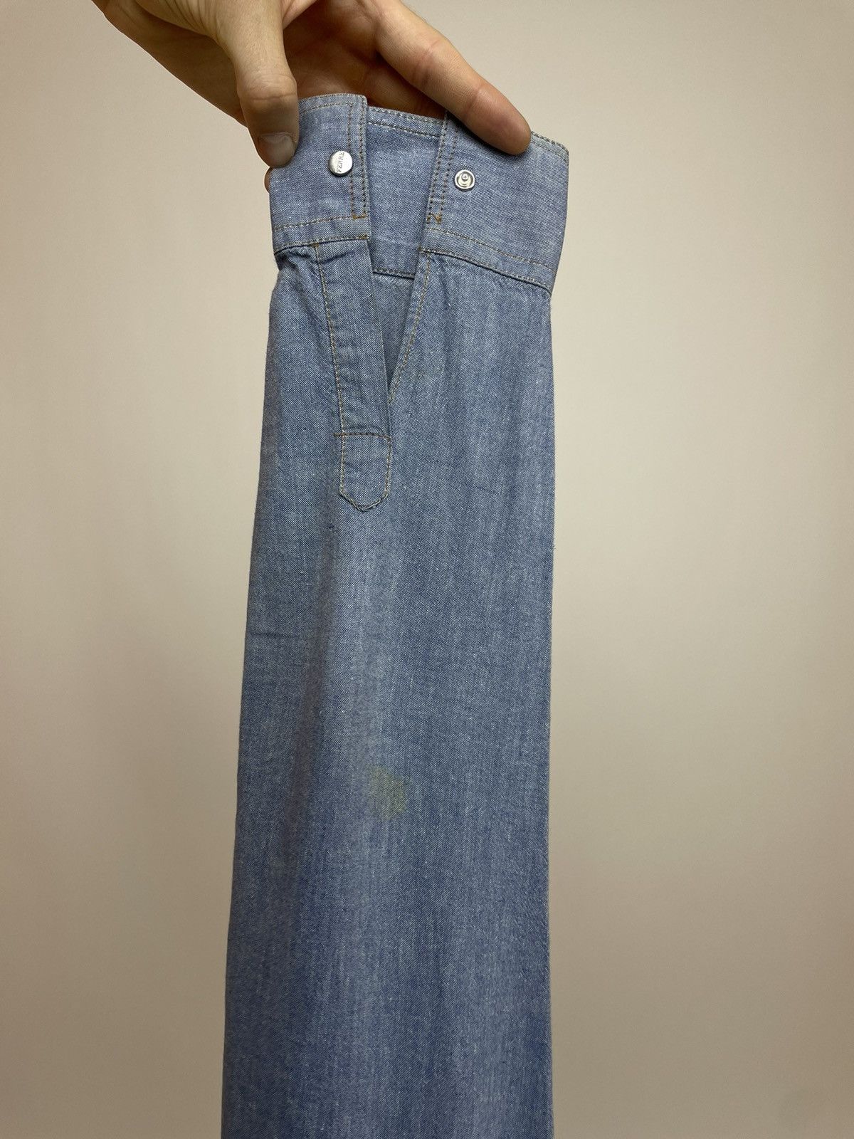 Ferre × Vintage GIANFRANCO FERRE Denim shirt vintage Long sleeve Slim fit Size US M / EU 48-50 / 2 - 14 Thumbnail