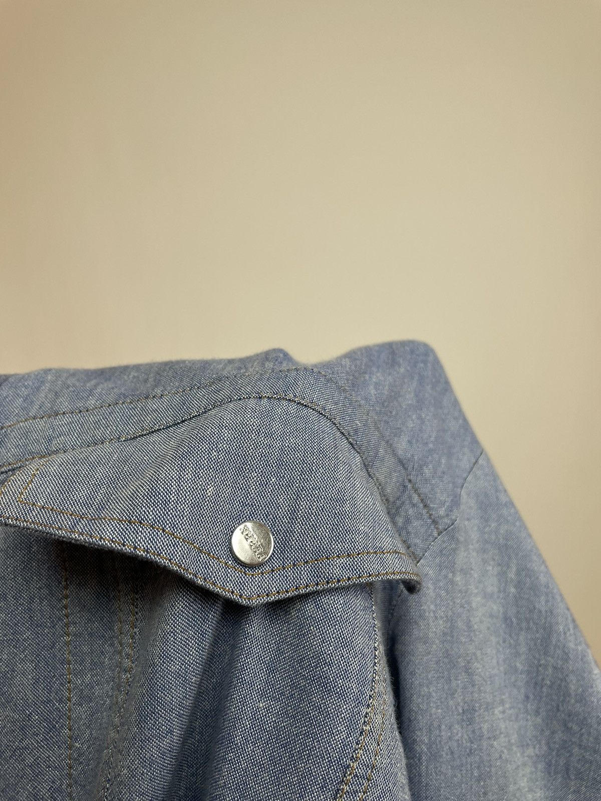 Ferre × Vintage GIANFRANCO FERRE Denim shirt vintage Long sleeve Slim fit Size US M / EU 48-50 / 2 - 12 Thumbnail
