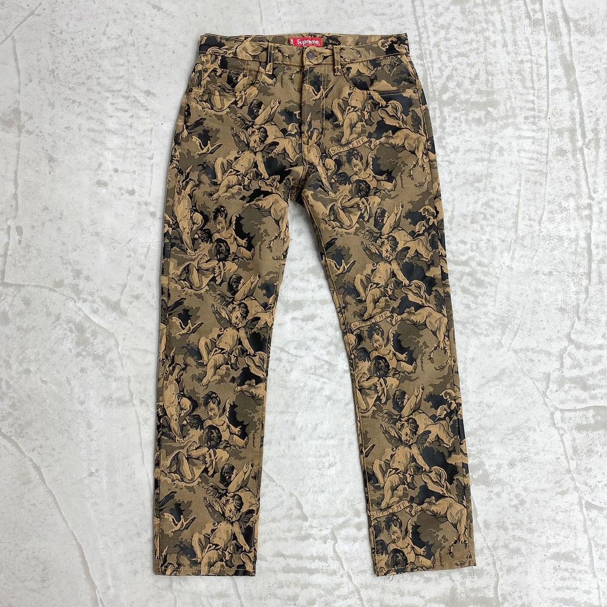 image of Supreme Fw16 Cherub Angel 5 Pocket Pant (Brown), Men's (Size 30)