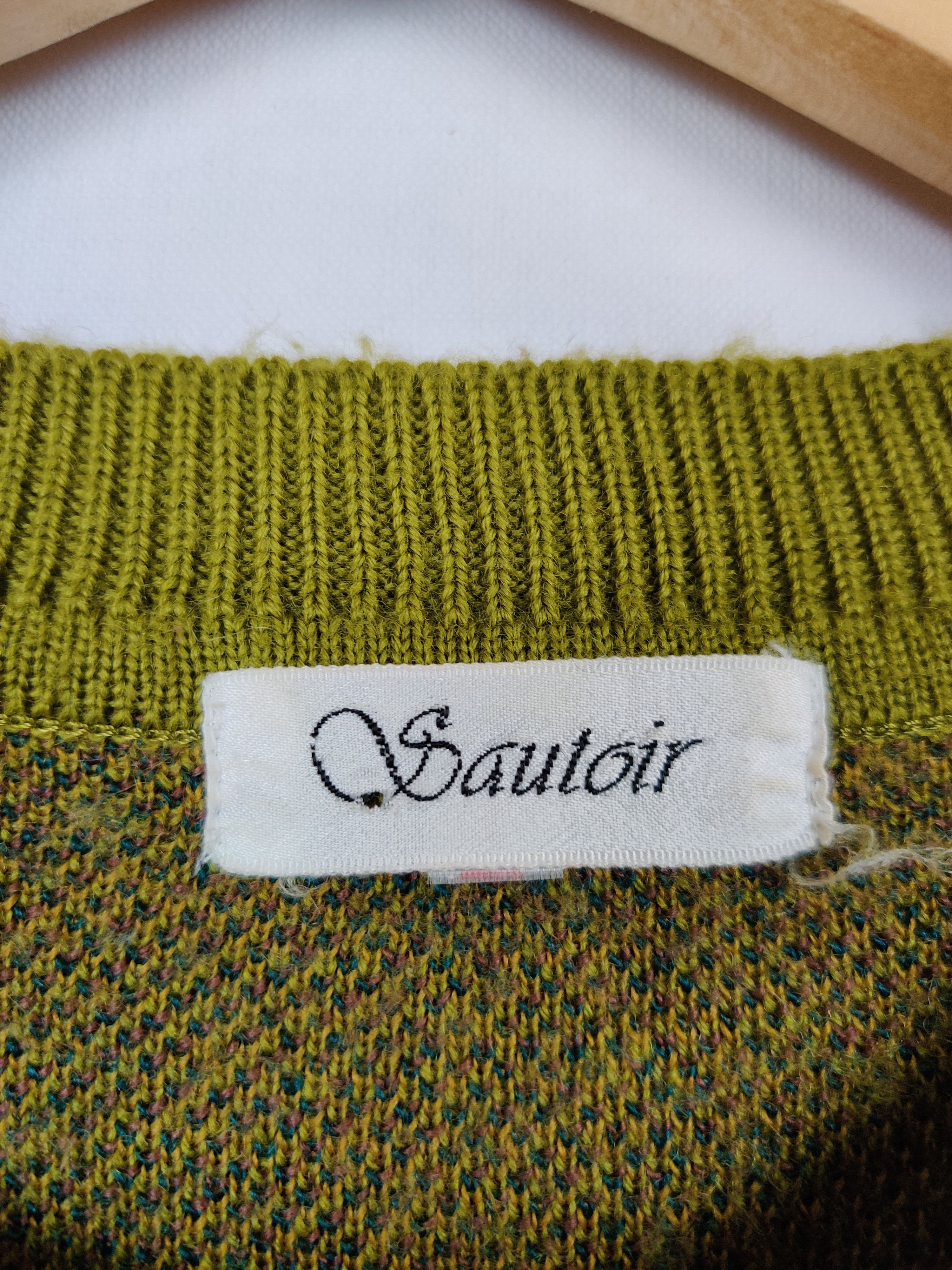Aran Isles Knitwear Vintage Japanese Brand Art Knit Sweater By Sauloir Size US M / EU 48-50 / 2 - 7 Thumbnail