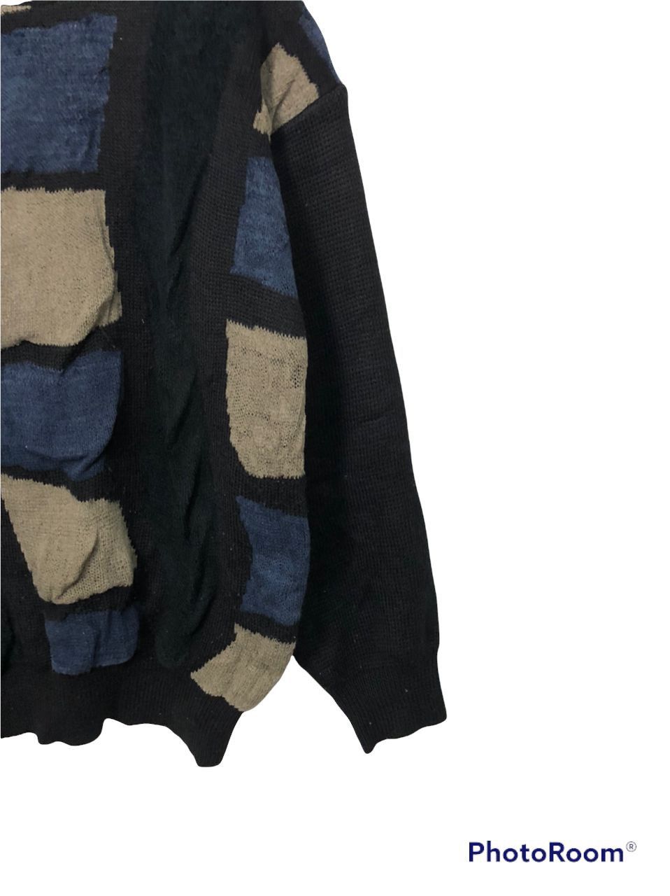 Aran Isles Knitwear Vintage Shutern Patchwork Style Knitwear Sweater Jumper Size US L / EU 52-54 / 3 - 2 Thumbnail