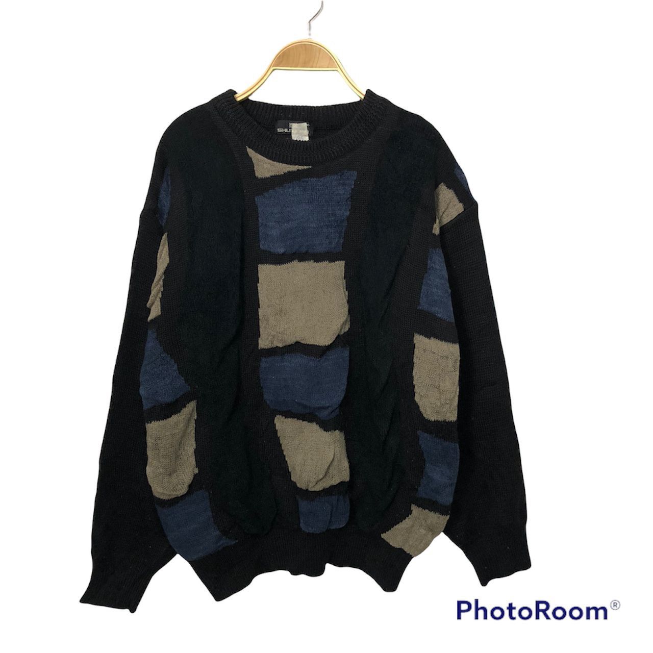 Aran Isles Knitwear Vintage Shutern Patchwork Style Knitwear Sweater Jumper Size US L / EU 52-54 / 3 - 1 Thumbnail
