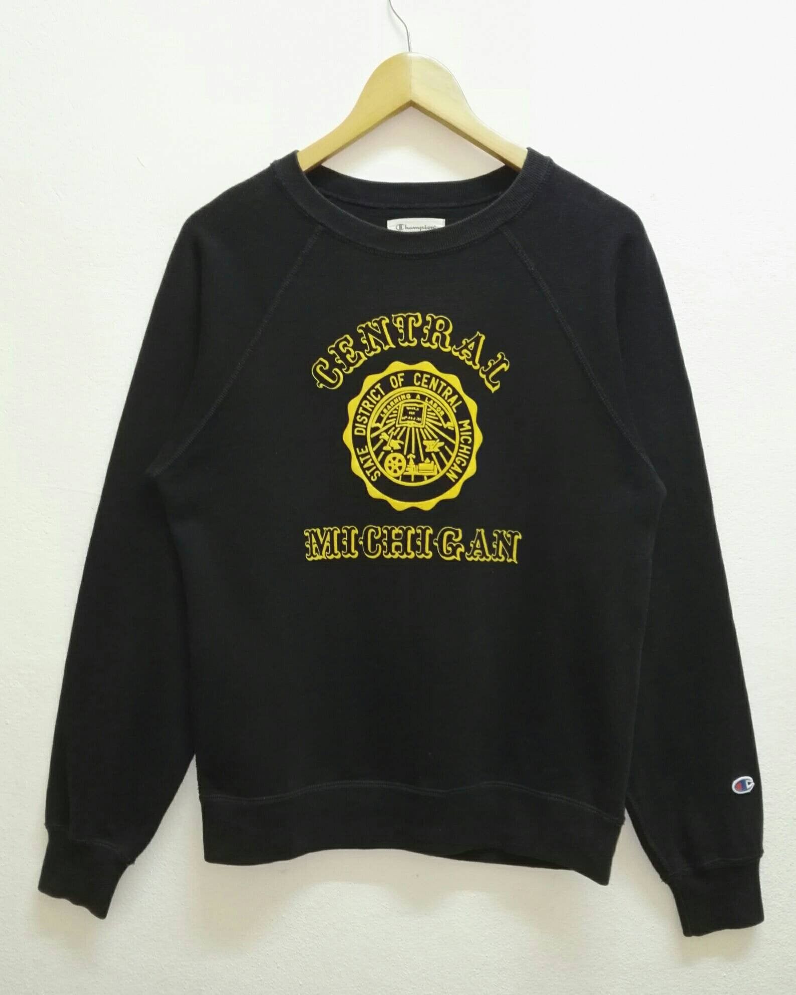 Champion 🔥Vintage🔥 Champion Central Michigan Sweatshirt (ss356) Size US M / EU 48-50 / 2 - 1 Thumbnail