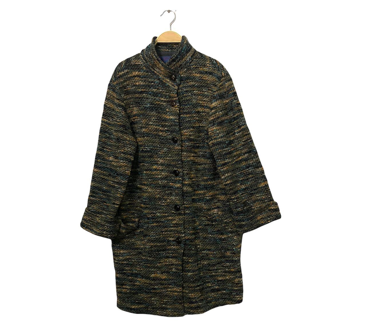 Japanese Brand Vintage Christian Aujard Button Ups Trench Coat Jacket Size US M / EU 48-50 / 2 - 1 Thumbnail