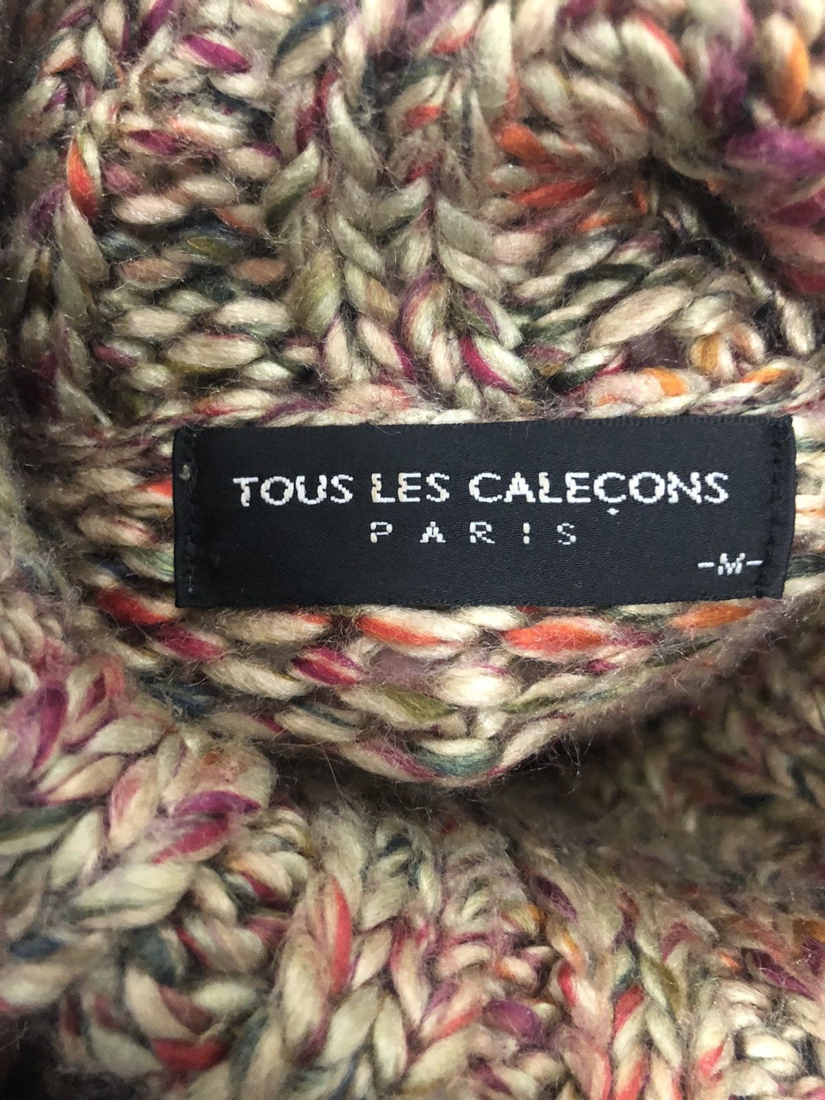 Aran Isles Knitwear Vintage Tous Les Calecons Paris Turtle Neck Knitwear Size XS / US 0-2 / IT 36-38 - 9 Thumbnail