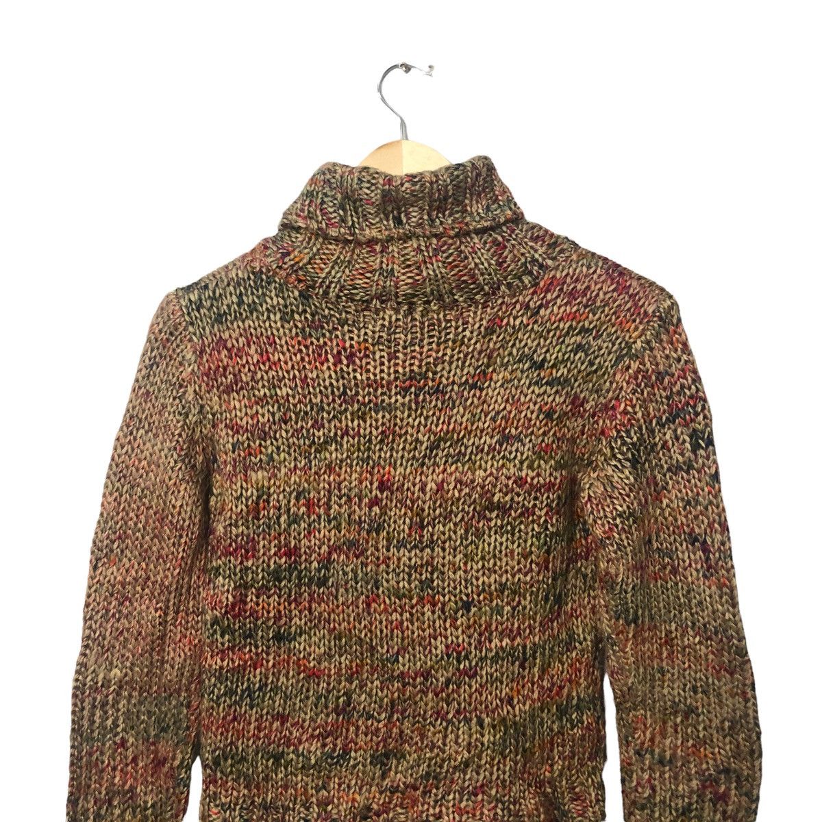 Aran Isles Knitwear Vintage Tous Les Calecons Paris Turtle Neck Knitwear Size XS / US 0-2 / IT 36-38 - 8 Thumbnail