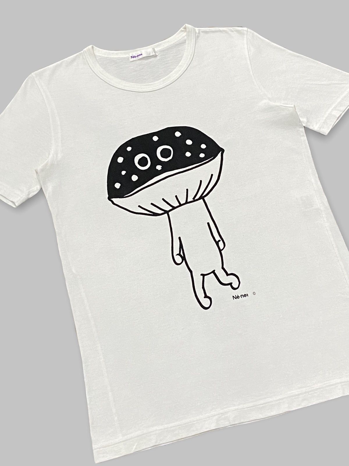Issey Miyake × Ne-Net × Vintage Vintage Archive Ne-Net Issey Miyake Mushroom Tshirt Size US S / EU 44-46 / 1 - 6 Thumbnail