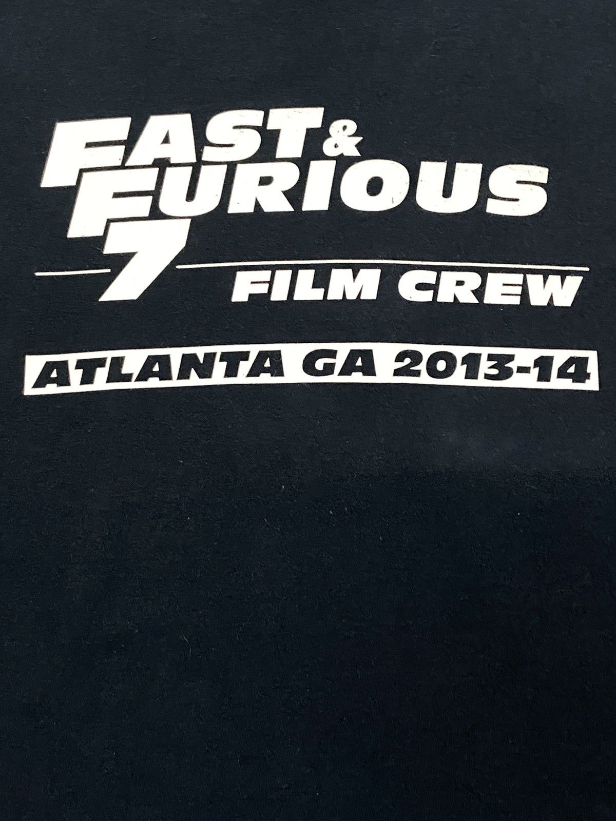 Vintage Rare Fast & Furious 7 Film Crew Sun Faded Tshirt Size US XL / EU 56 / 4 - 8 Thumbnail