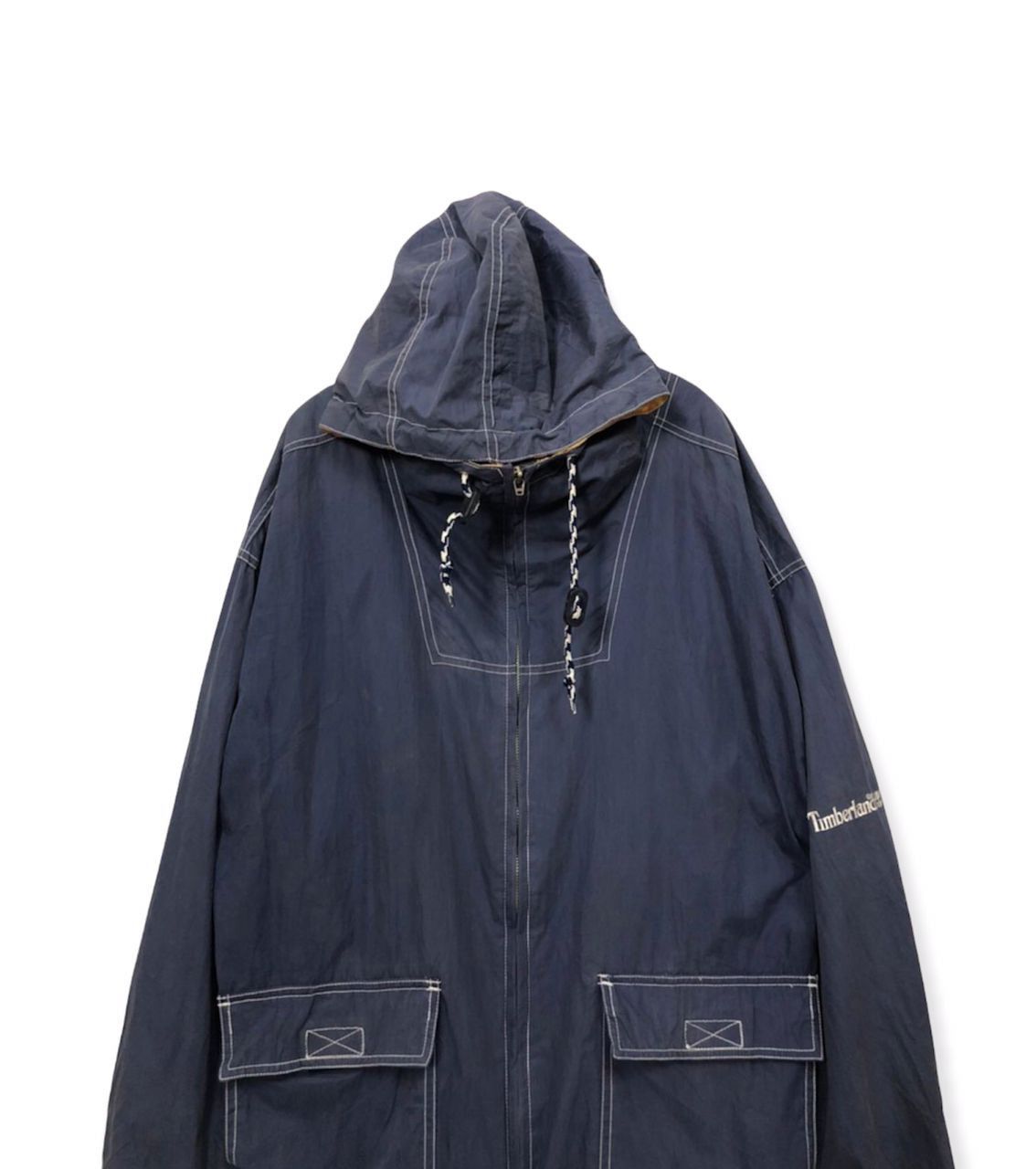 Timberland Vintage Timberland Embroidery Zip Up Hoodie Oversize Jacket Size US XXL / EU 58 / 5 - 4 Thumbnail