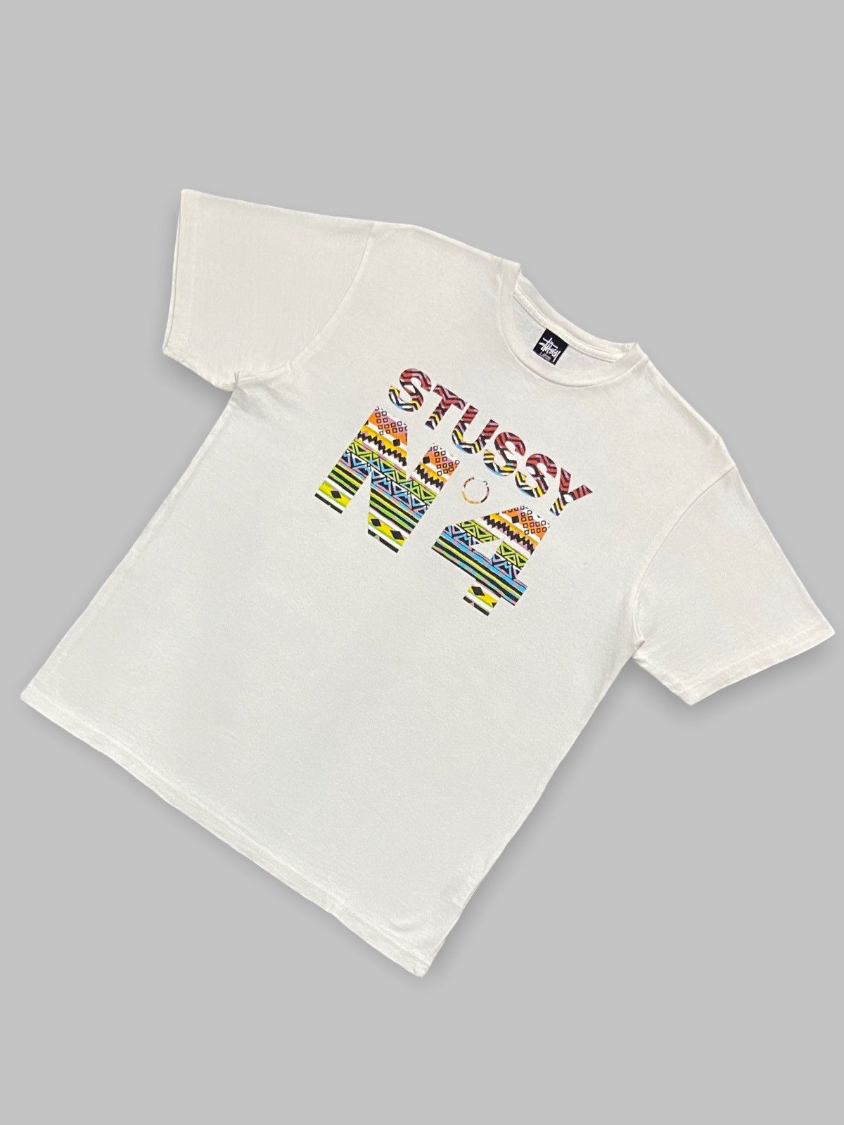 Stussy × Vintage Vintage Stussy N4 Tribal Art Tshirt Size US M / EU 48-50 / 2 - 2 Thumbnail