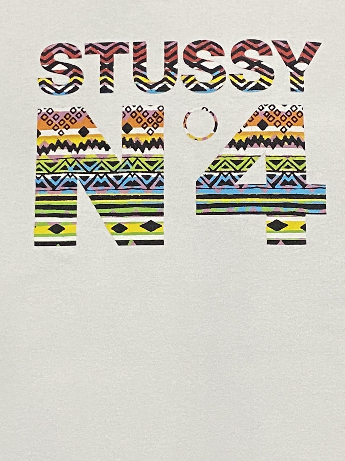 Stussy × Vintage Vintage Stussy N4 Tribal Art Tshirt Size US M / EU 48-50 / 2 - 6 Thumbnail
