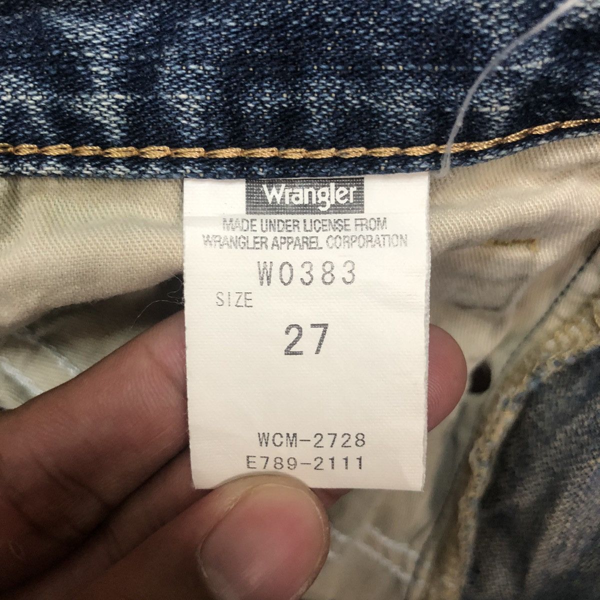 Wrangler Vintage Wrangler Jeans Faded Denim Pants W28 Size US 28 / EU 44 - 10 Thumbnail