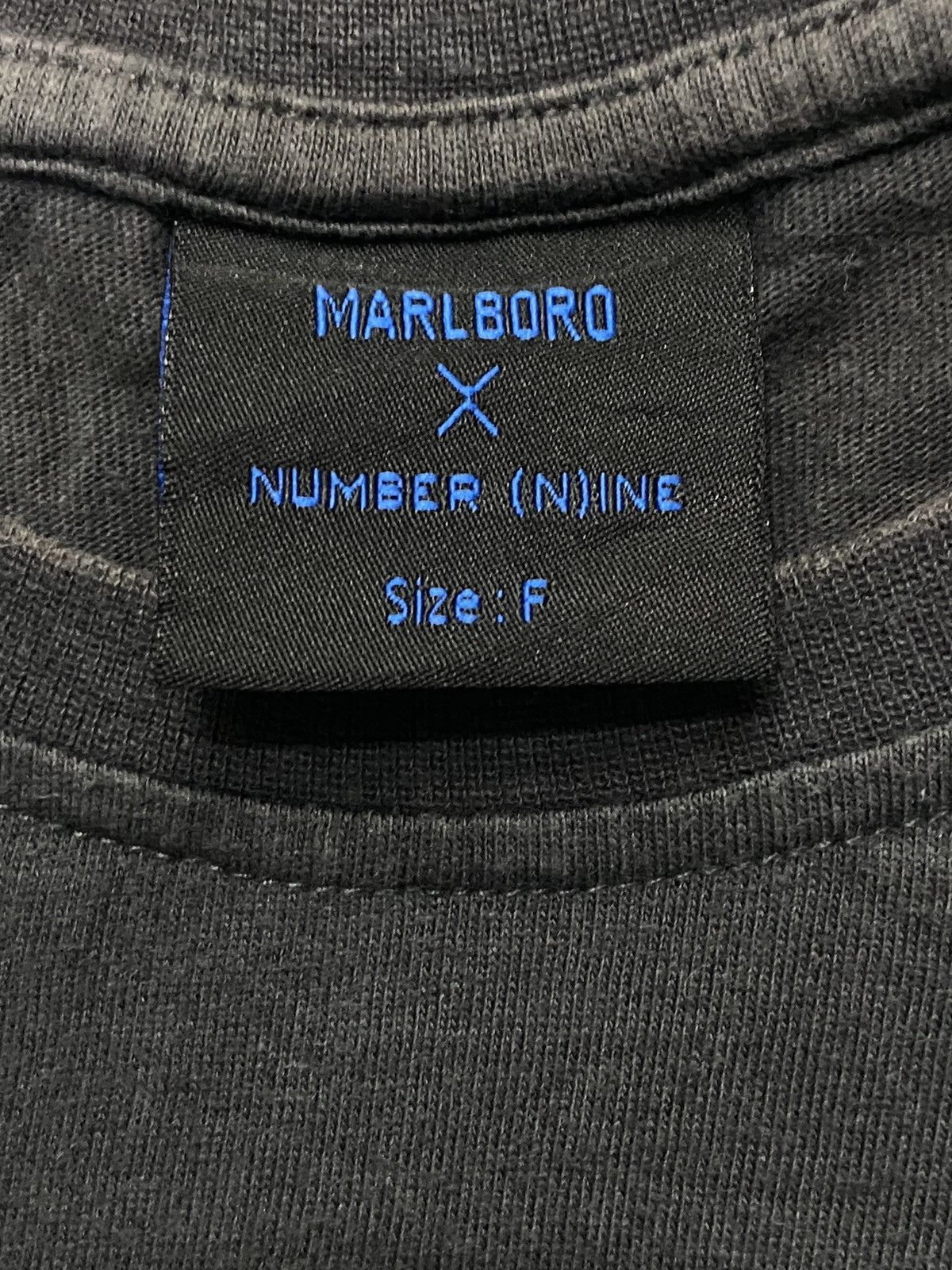 Marlboro × Number (N)ine × Vintage Number (N)ine X Marlboro Super Moon Grey Tshirt Size US L / EU 52-54 / 3 - 9 Thumbnail