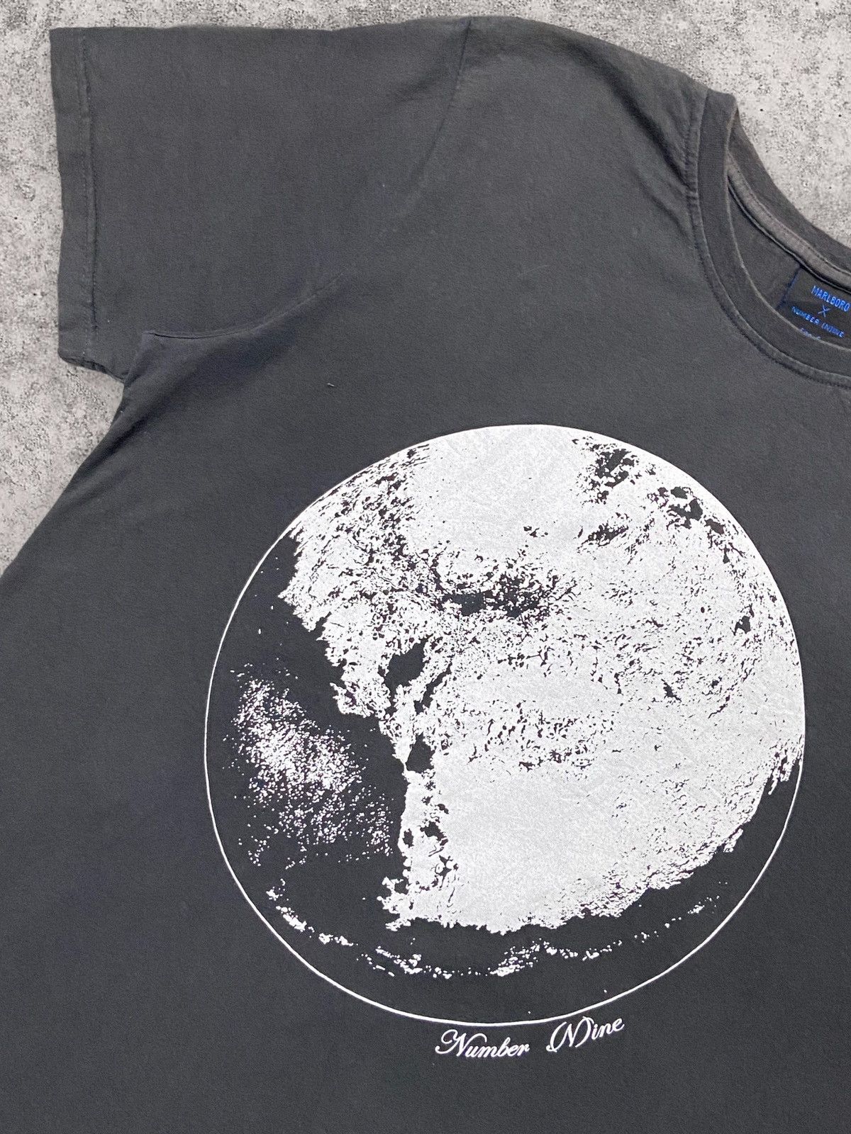 Marlboro × Number (N)ine × Vintage Number (N)ine X Marlboro Super Moon Grey Tshirt Size US L / EU 52-54 / 3 - 4 Thumbnail