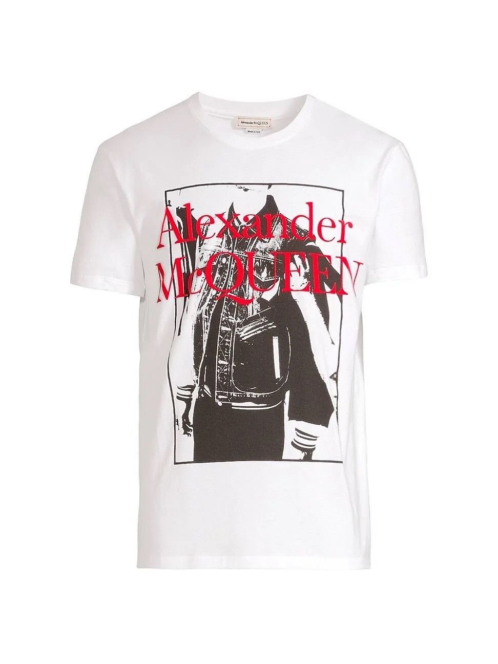image of Alexander Mcqueen Atelier T-Shirt in White, Men's (Size Medium)