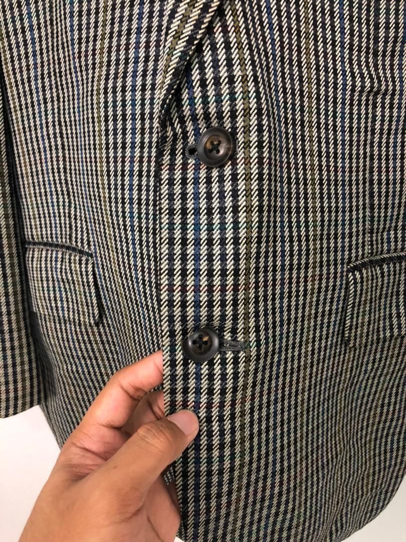Burberry Vintage Burberrys Nice Design Blazer Coat Jacket Size US L / EU 52-54 / 3 - 5 Thumbnail