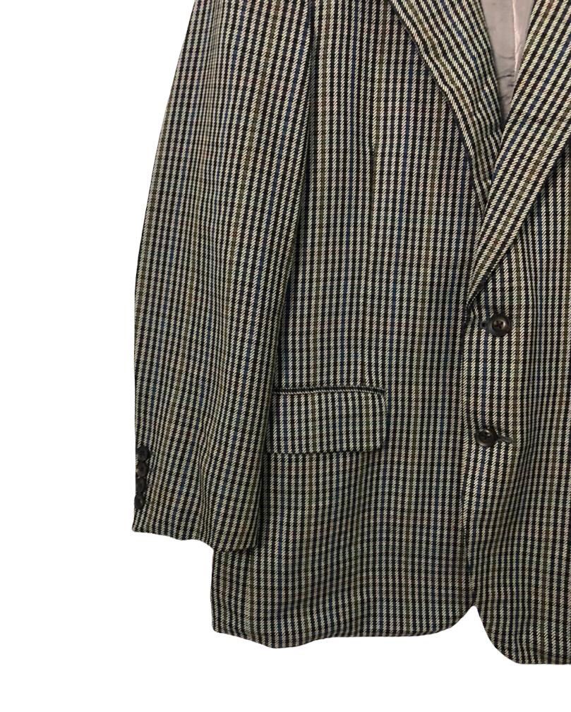 Burberry Vintage Burberrys Nice Design Blazer Coat Jacket Size US L / EU 52-54 / 3 - 3 Thumbnail