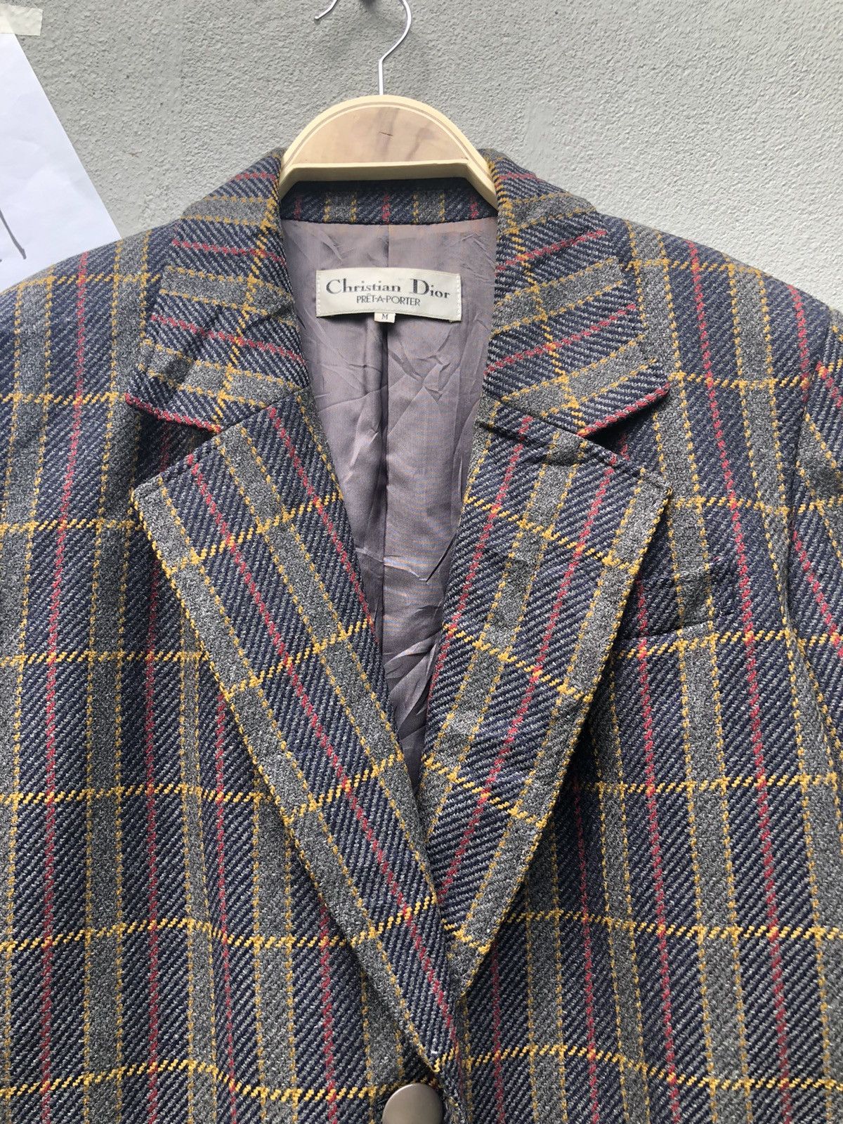 Christian Dior Monsieur Vintage Christian Dior Monsieur Plaid Blazer Coat Jacket Size US M / EU 48-50 / 2 - 4 Thumbnail