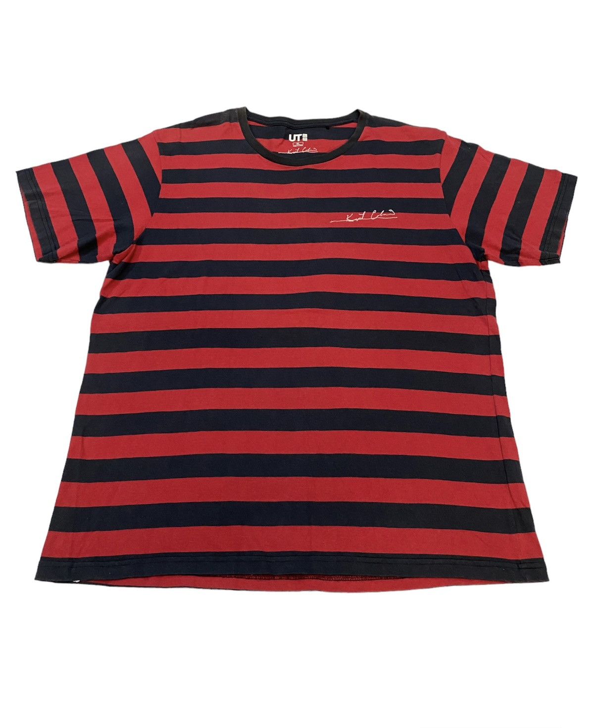 Uniqlo Kurt Cobain Stripe Tee Size US XL / EU 56 / 4 - 1 Thumbnail