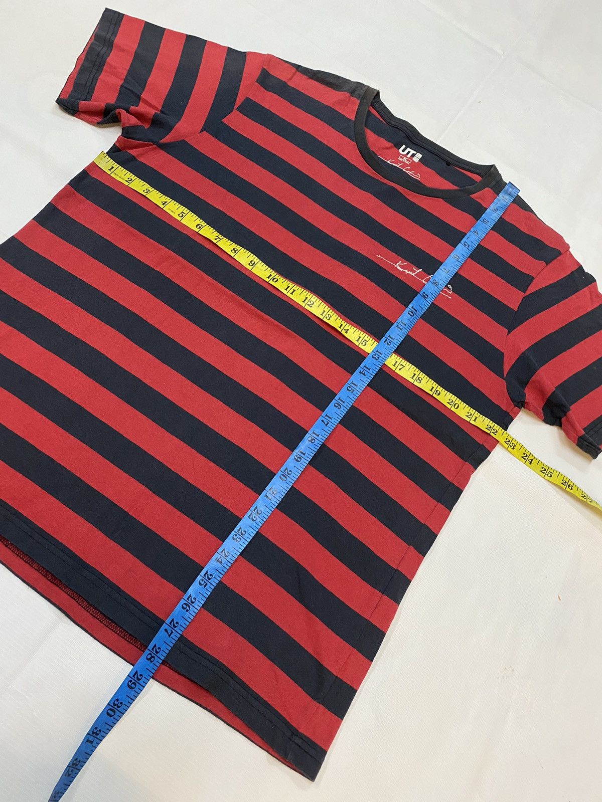 Uniqlo Kurt Cobain Stripe Tee Size US XL / EU 56 / 4 - 6 Thumbnail