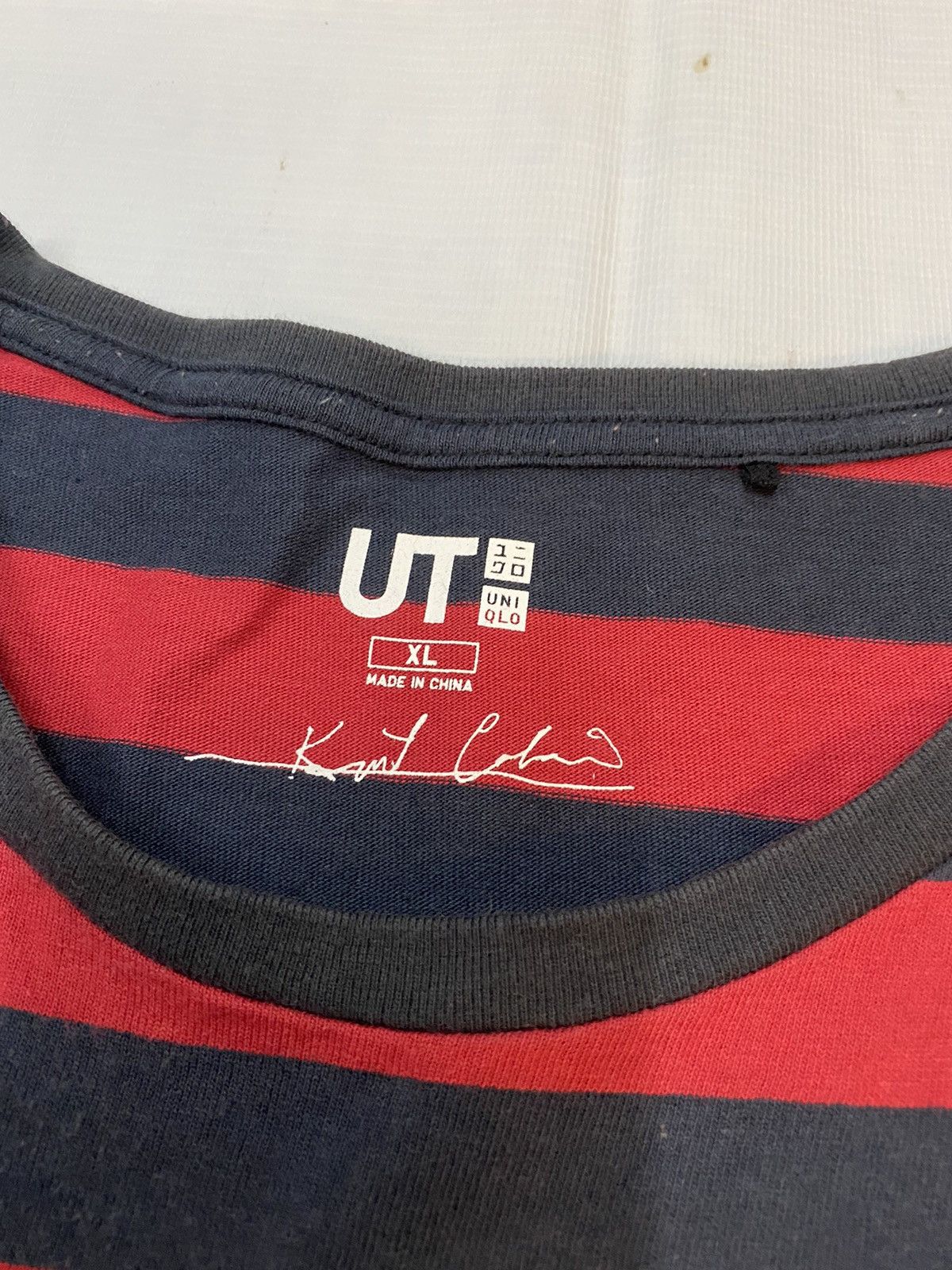 Uniqlo Kurt Cobain Stripe Tee Size US XL / EU 56 / 4 - 3 Thumbnail