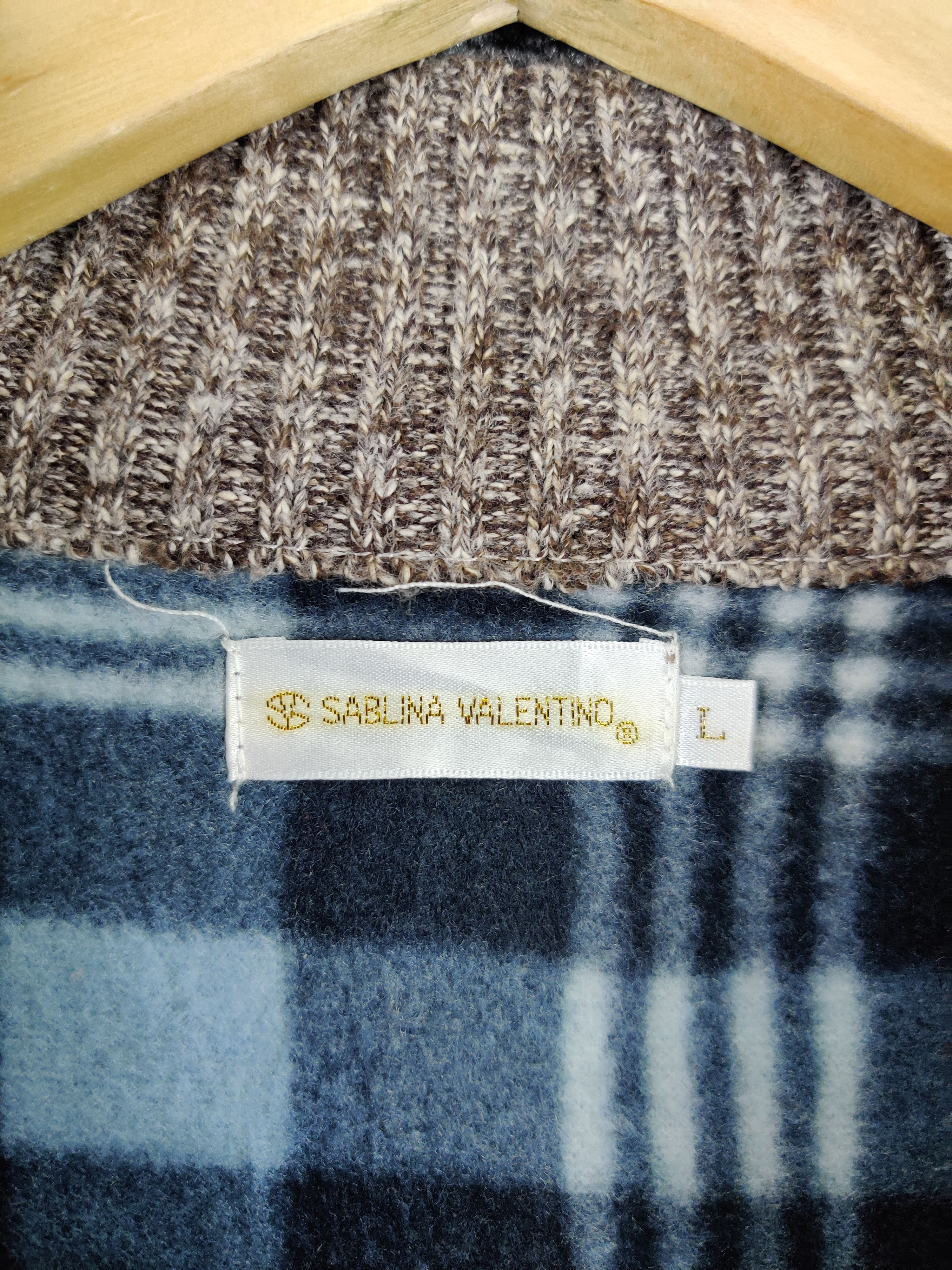Designer Vintage Japanese Brand Sablina Valentino Knit Sweater Size US L / EU 52-54 / 3 - 10 Thumbnail