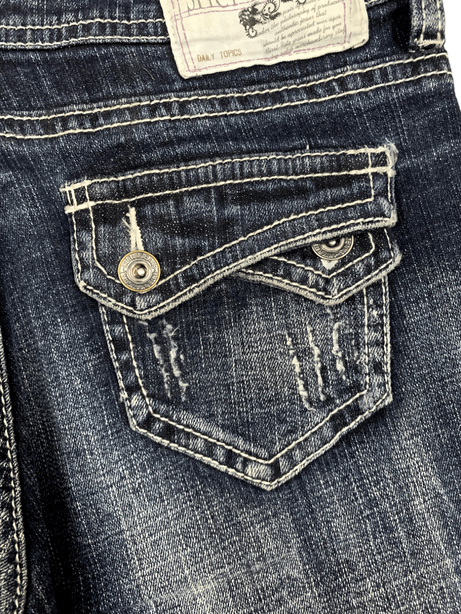 Japanese Brand SALES🔥Vintage Japanese Brand Distressed Jeans Size US 28 / EU 44 - 12 Thumbnail