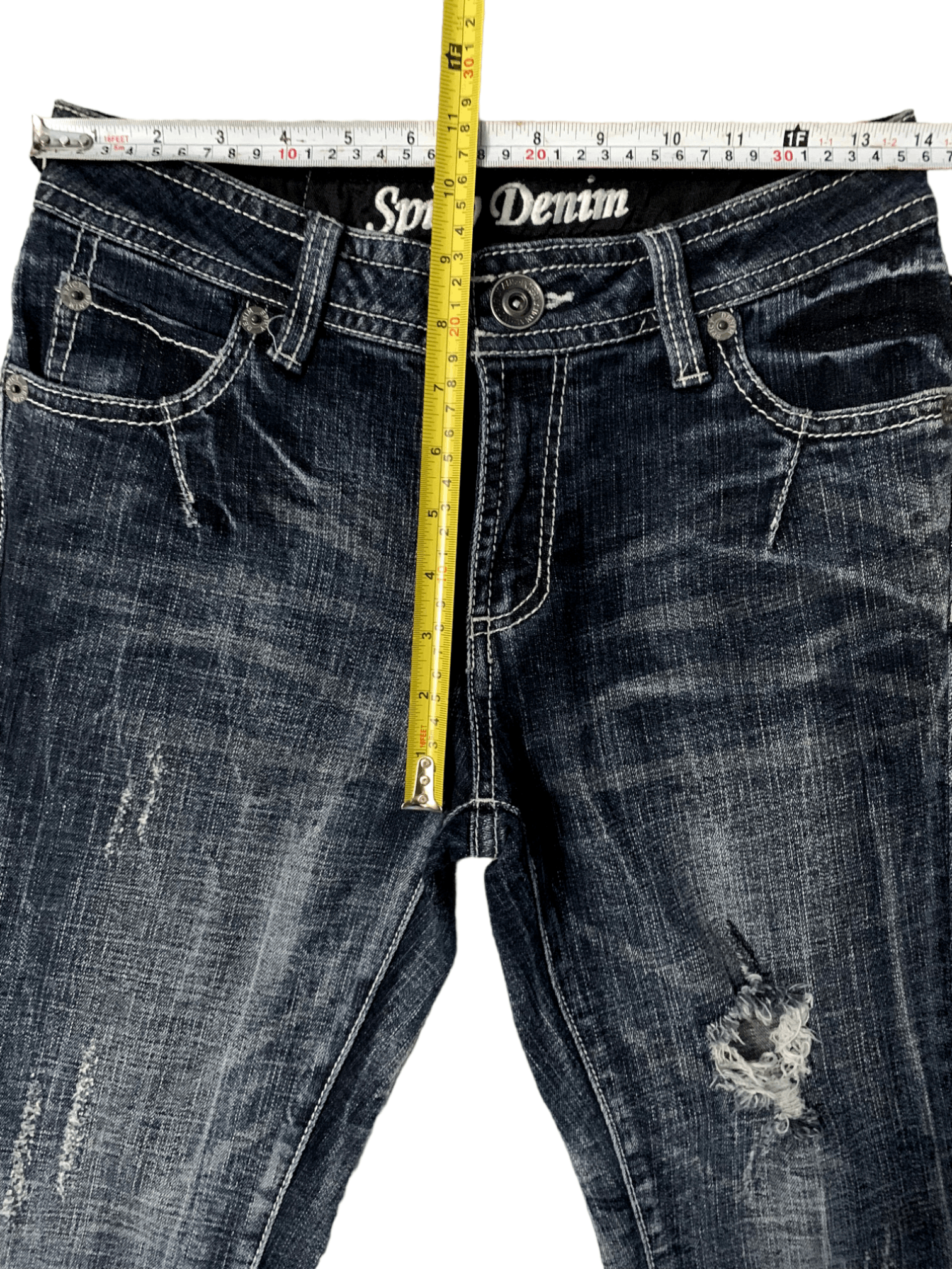 Japanese Brand SALES🔥Vintage Japanese Brand Distressed Jeans Size US 28 / EU 44 - 16 Thumbnail